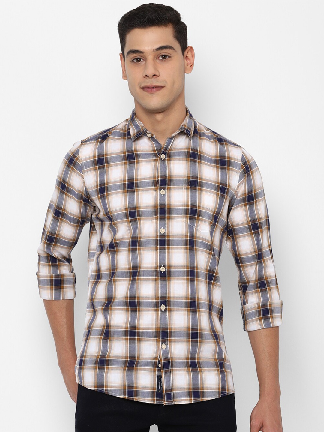 

Allen Solly Sport Men Multicoloured Tartan Checked Casual Shirt, Multi