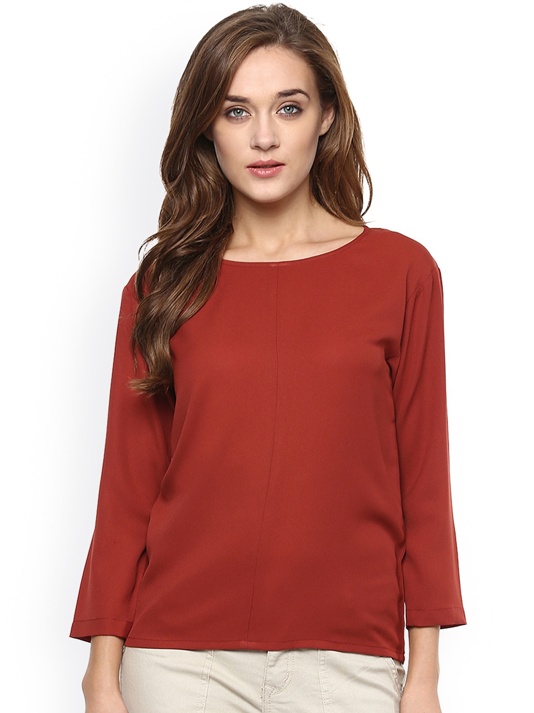 

Miss Chase Rust Brown Top