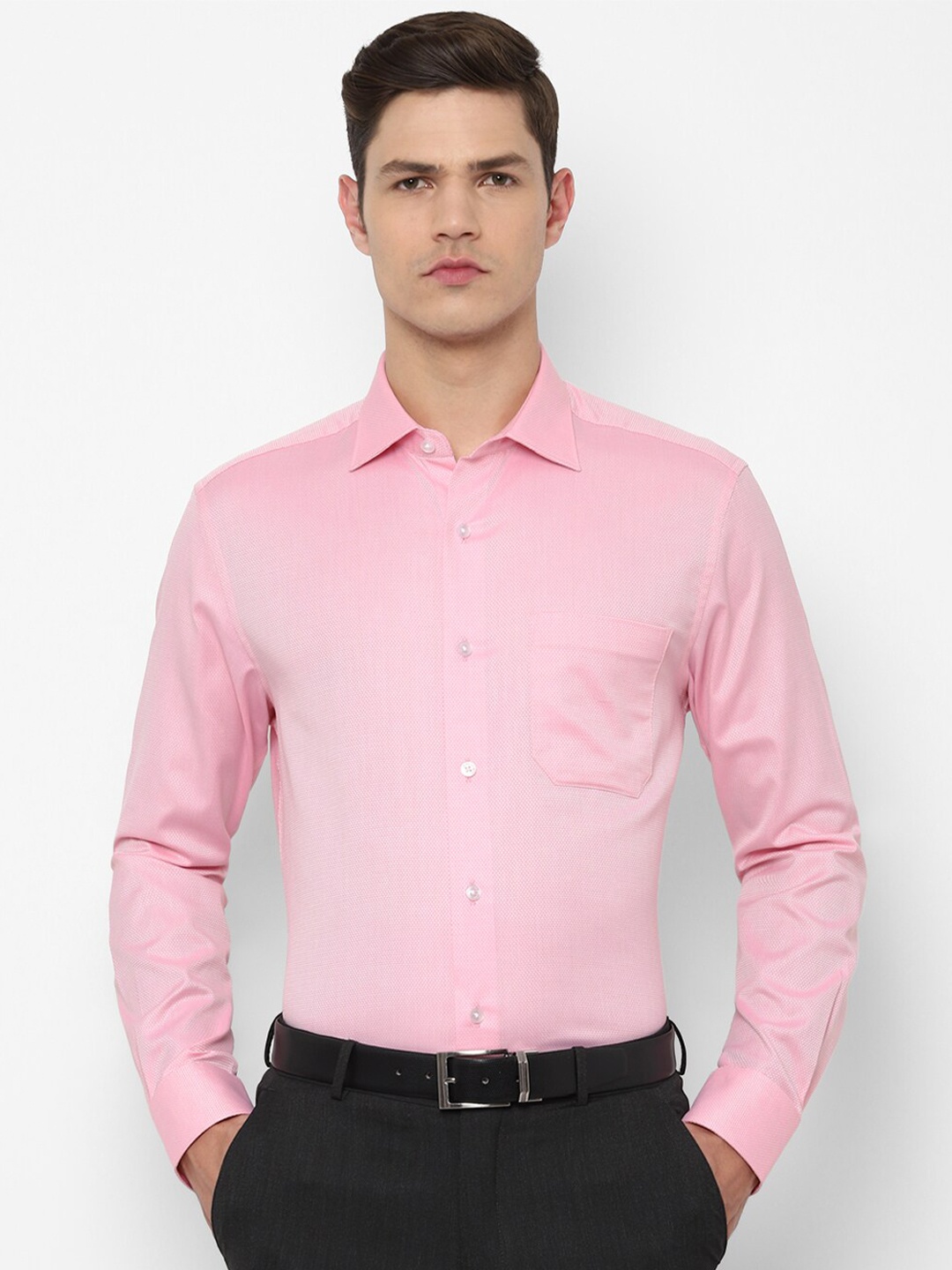 

Louis Philippe Men Pink Formal Shirt