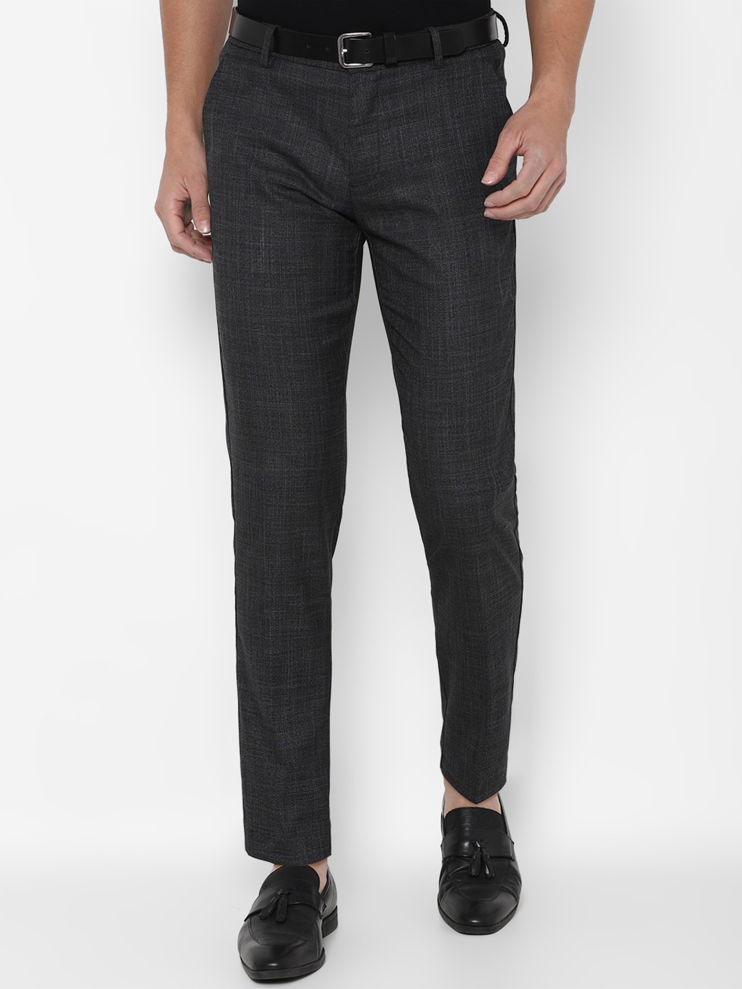 

Allen Solly Men Grey Slim Fit Formal Trouser