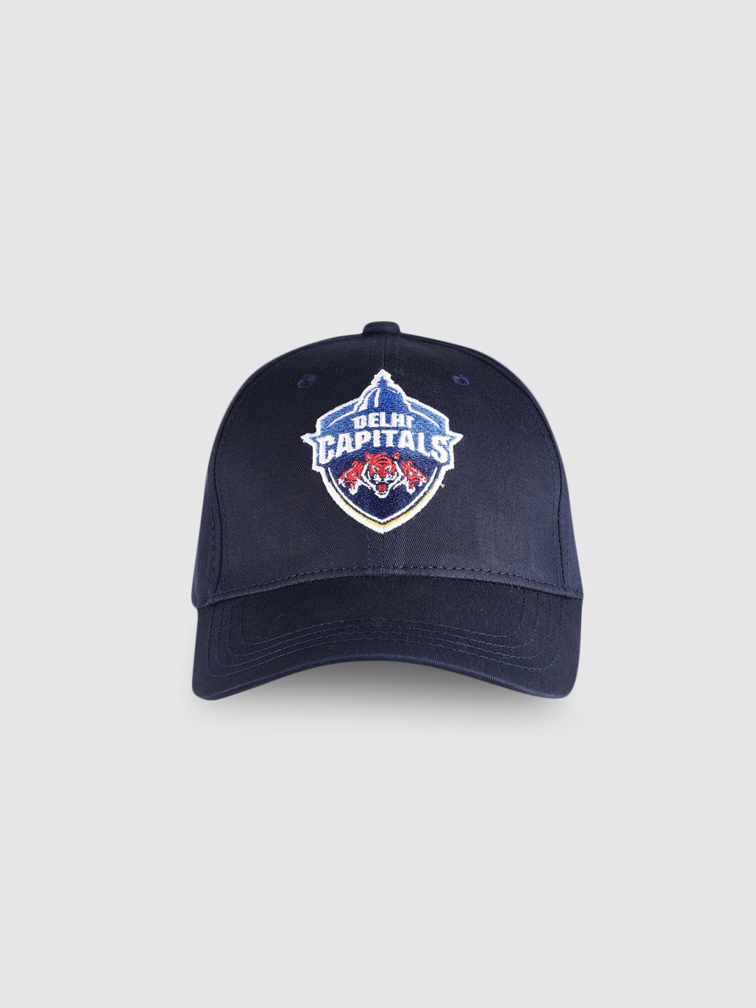 

WROGN ACTIVE Men Navy Blue Delhi Capitals Embroidered Pure Cotton Baseball Cap