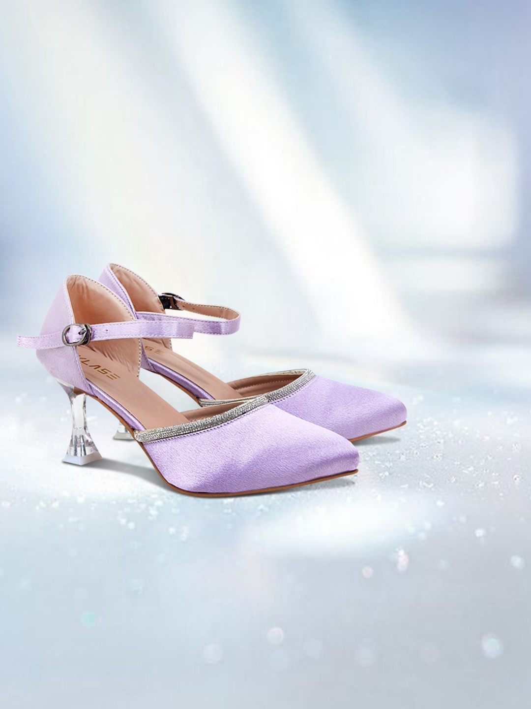 

KLASE Lavender Party Block Pumps