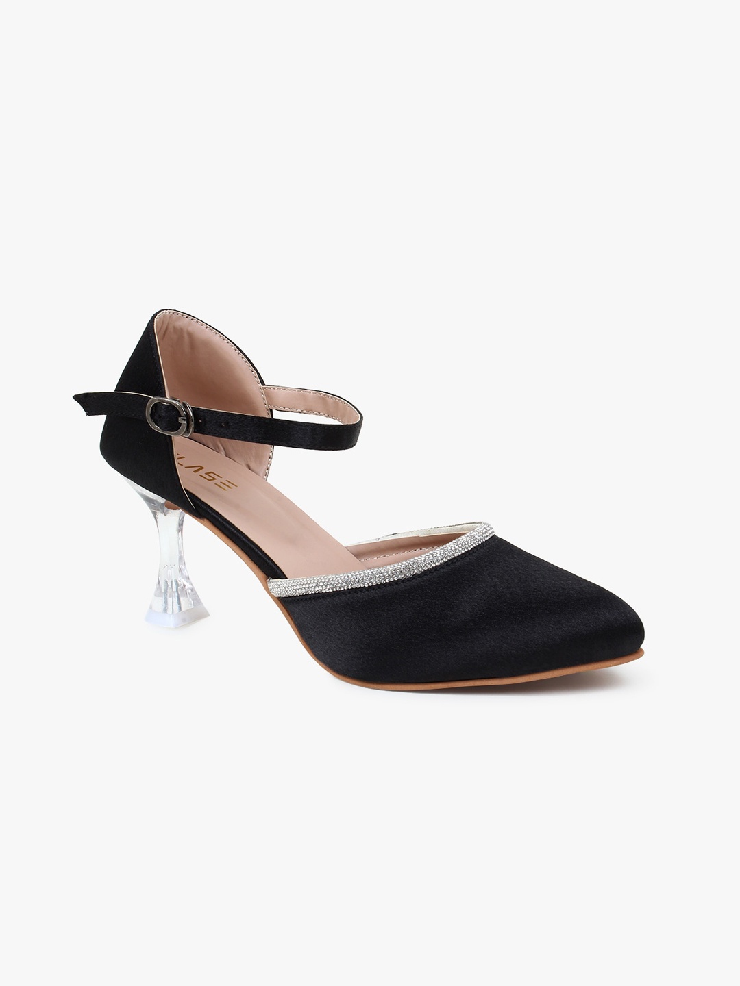 

KLASE Black Party Stiletto Pumps