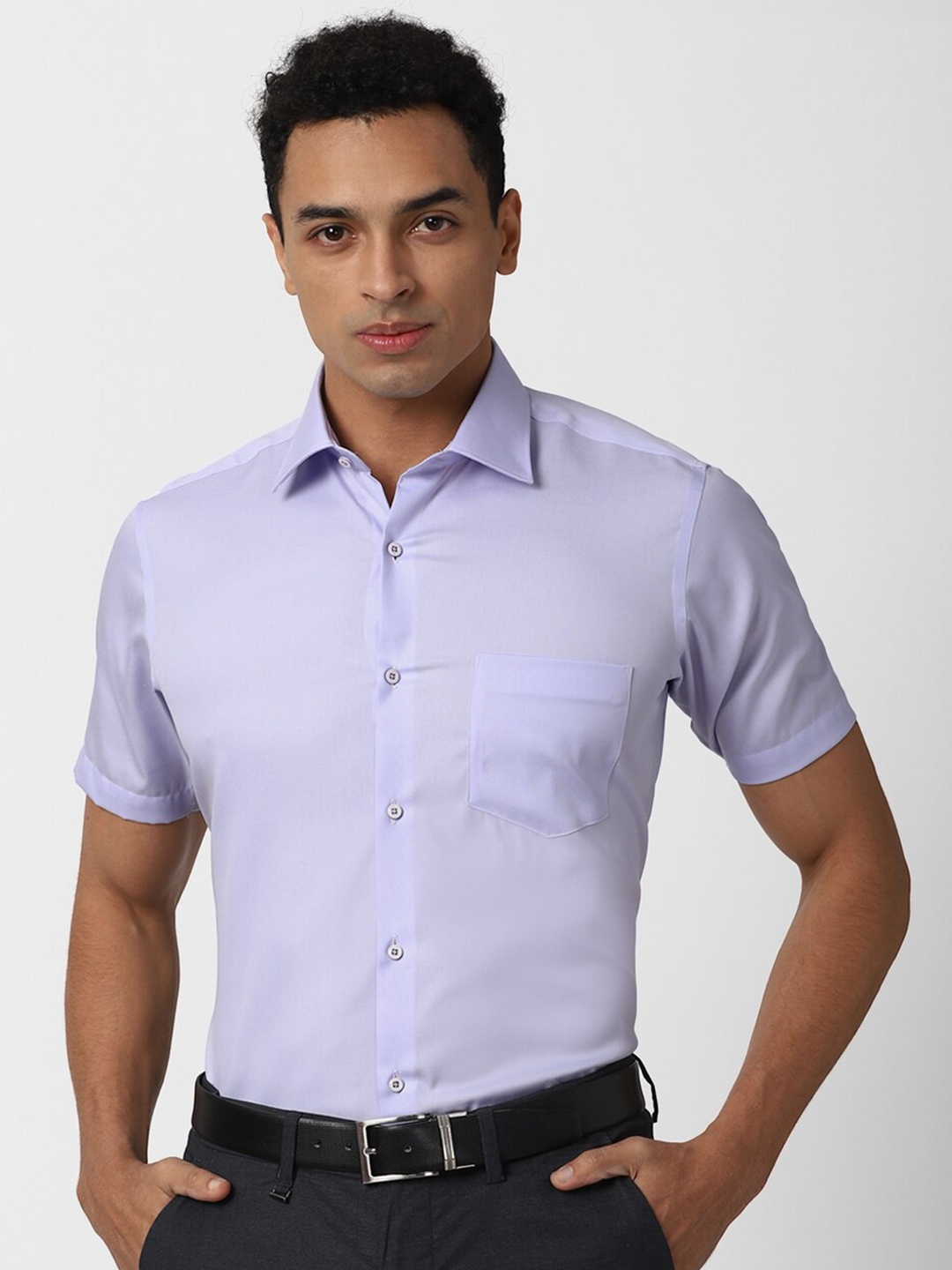 

Van Heusen Men Purple Formal Shirt