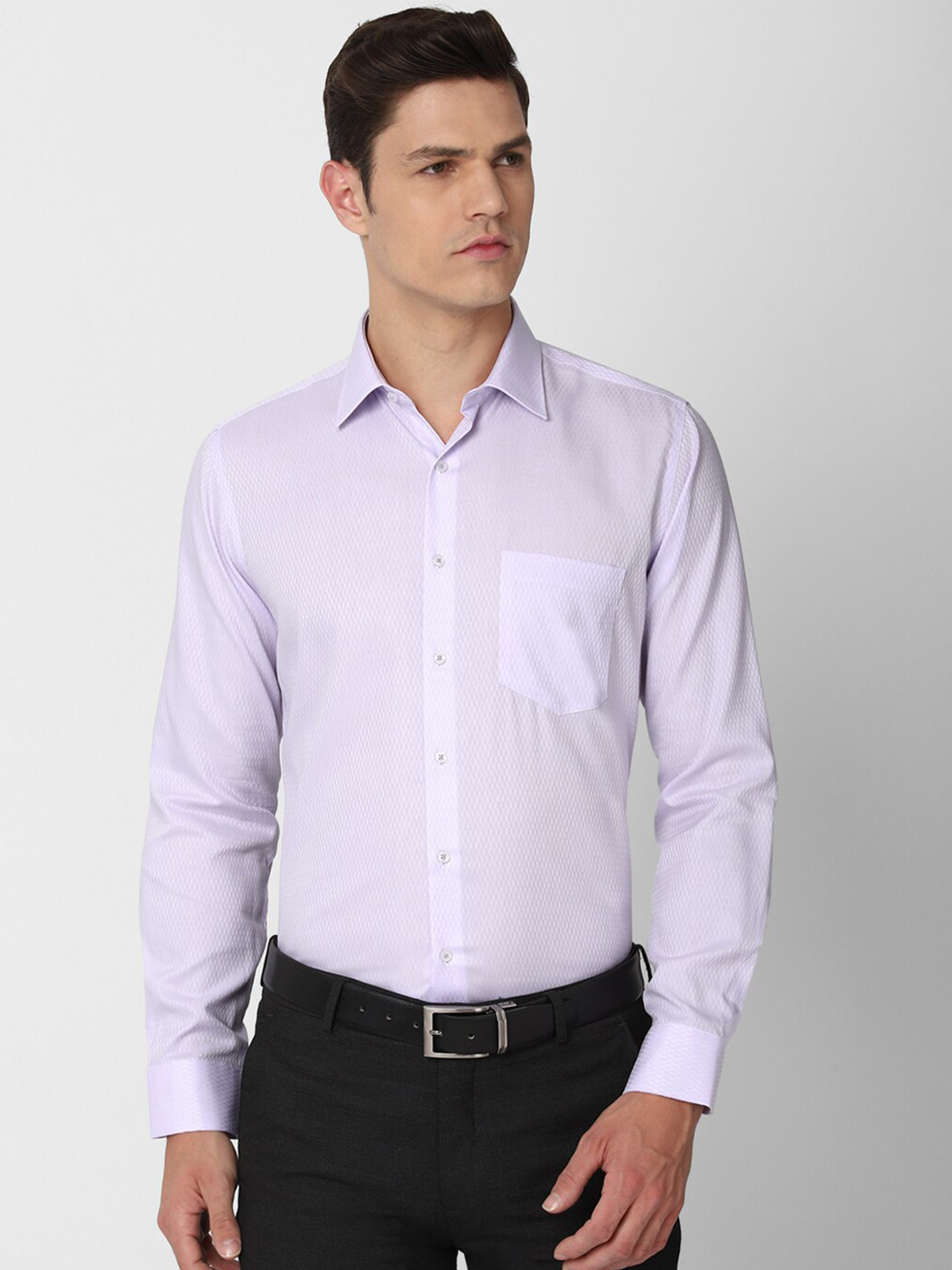 

Van Heusen Men Purple Slim Fit Formal Shirt