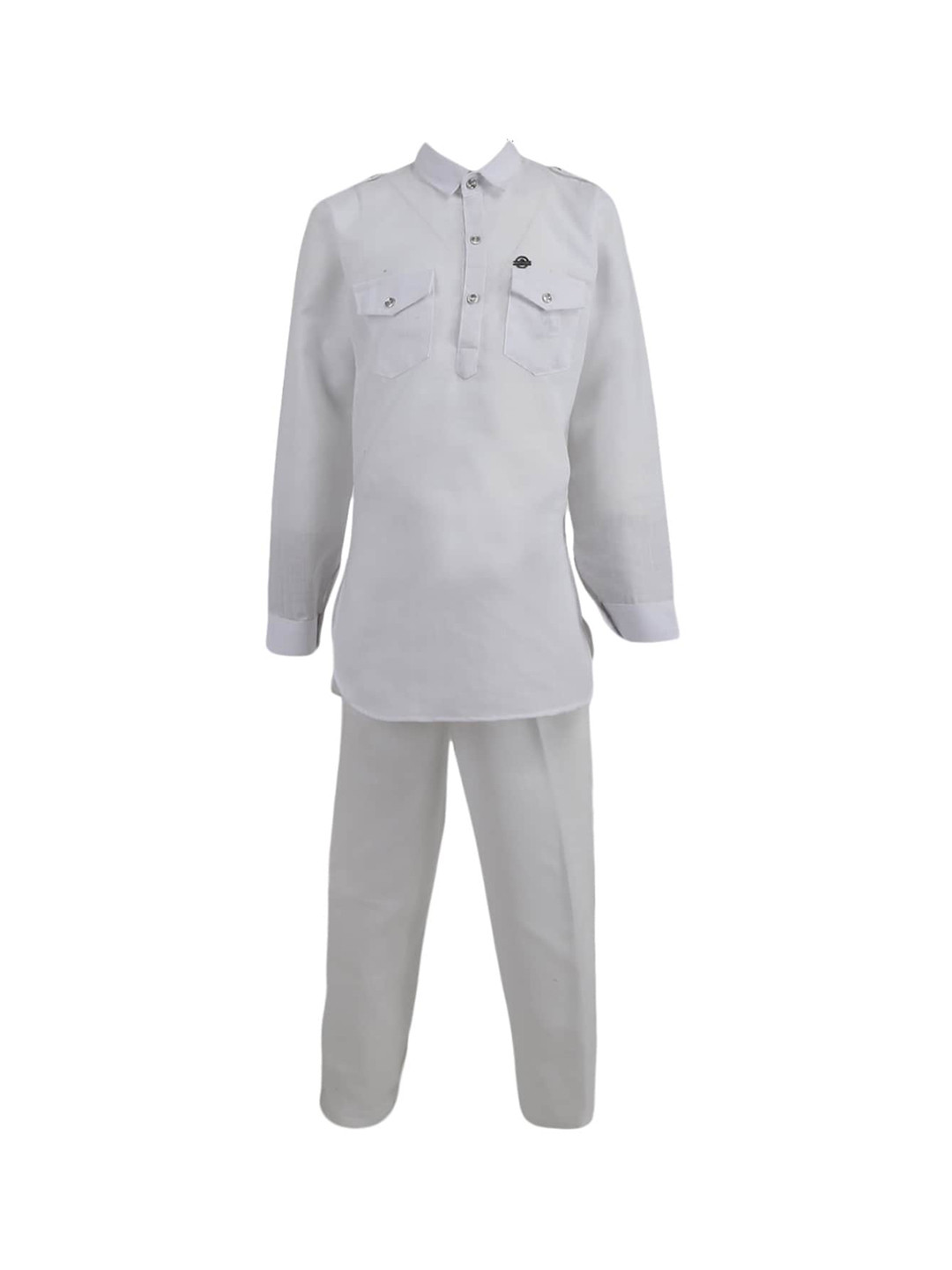 

V-Mart Boys Grey Pure Cotton Kurta with Pyjamas