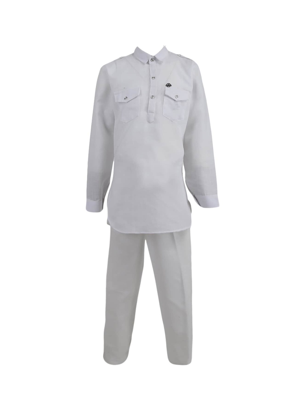 

V-Mart Boys White Pure Cotton Kurta with Pyjamas