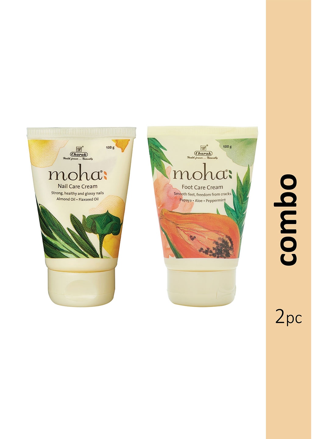 

moha Nail Care - Foot Care Cream 100 g Each, Beige