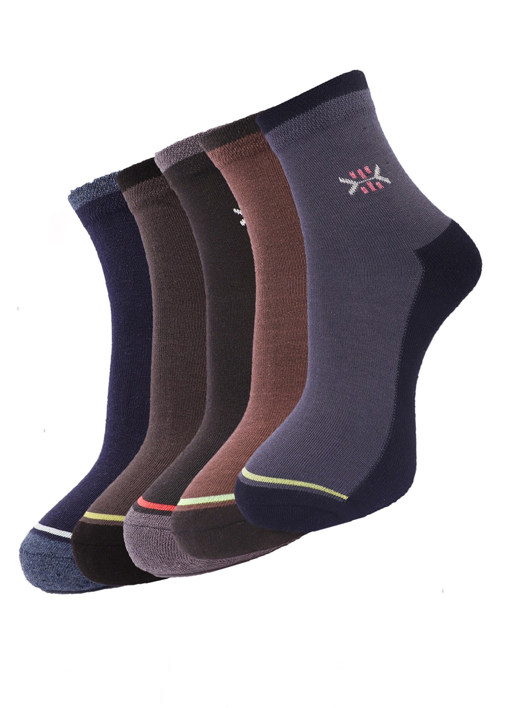 

Dollar Socks Men Pack of 5 Assorted Ankle Length Socks