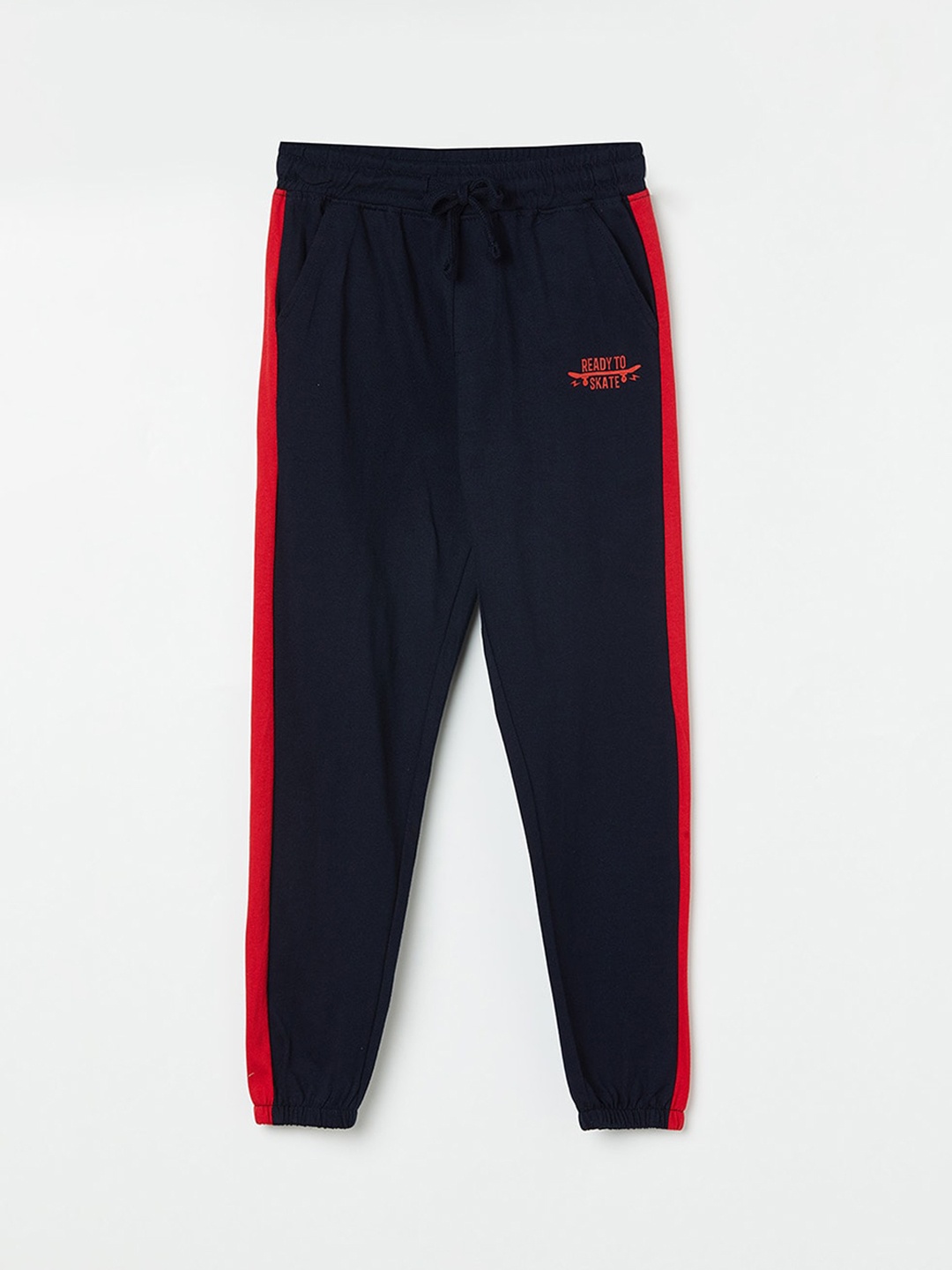 

Fame Forever by Lifestyle Boys Navy Blue Solid Cotton Track Pants