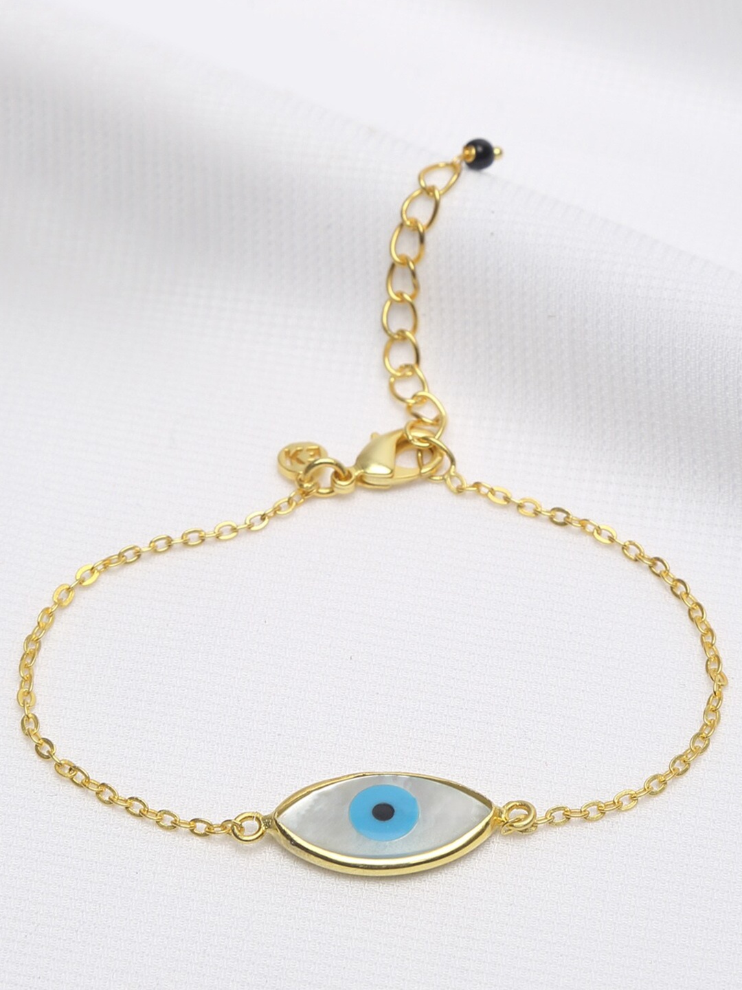 

EK BY EKTA KAPOOR 22K Gold Plated Evil Eye Bracelet