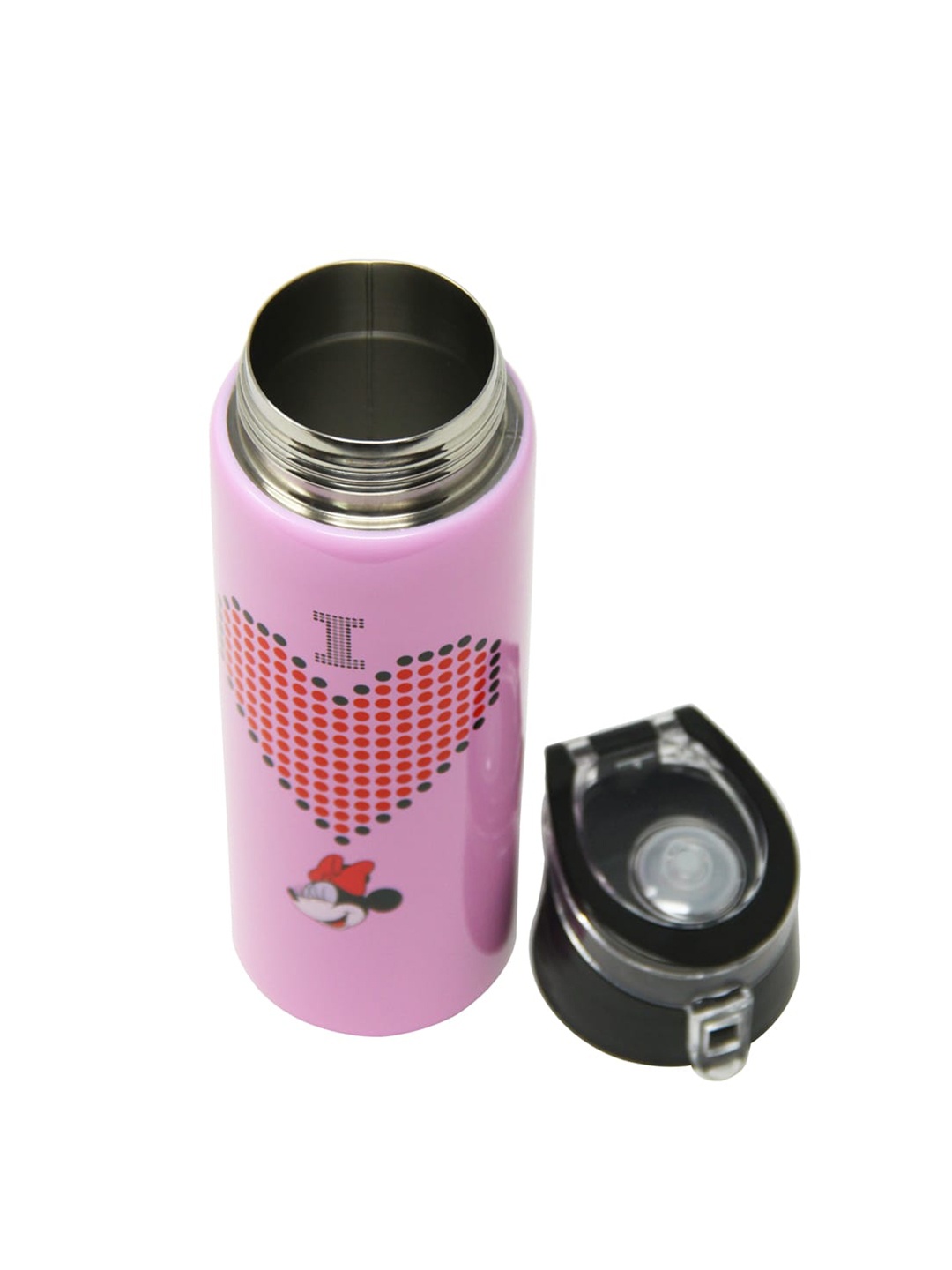 

Disney Girls Pink & Red Printed Flask Water Bottle 500ML