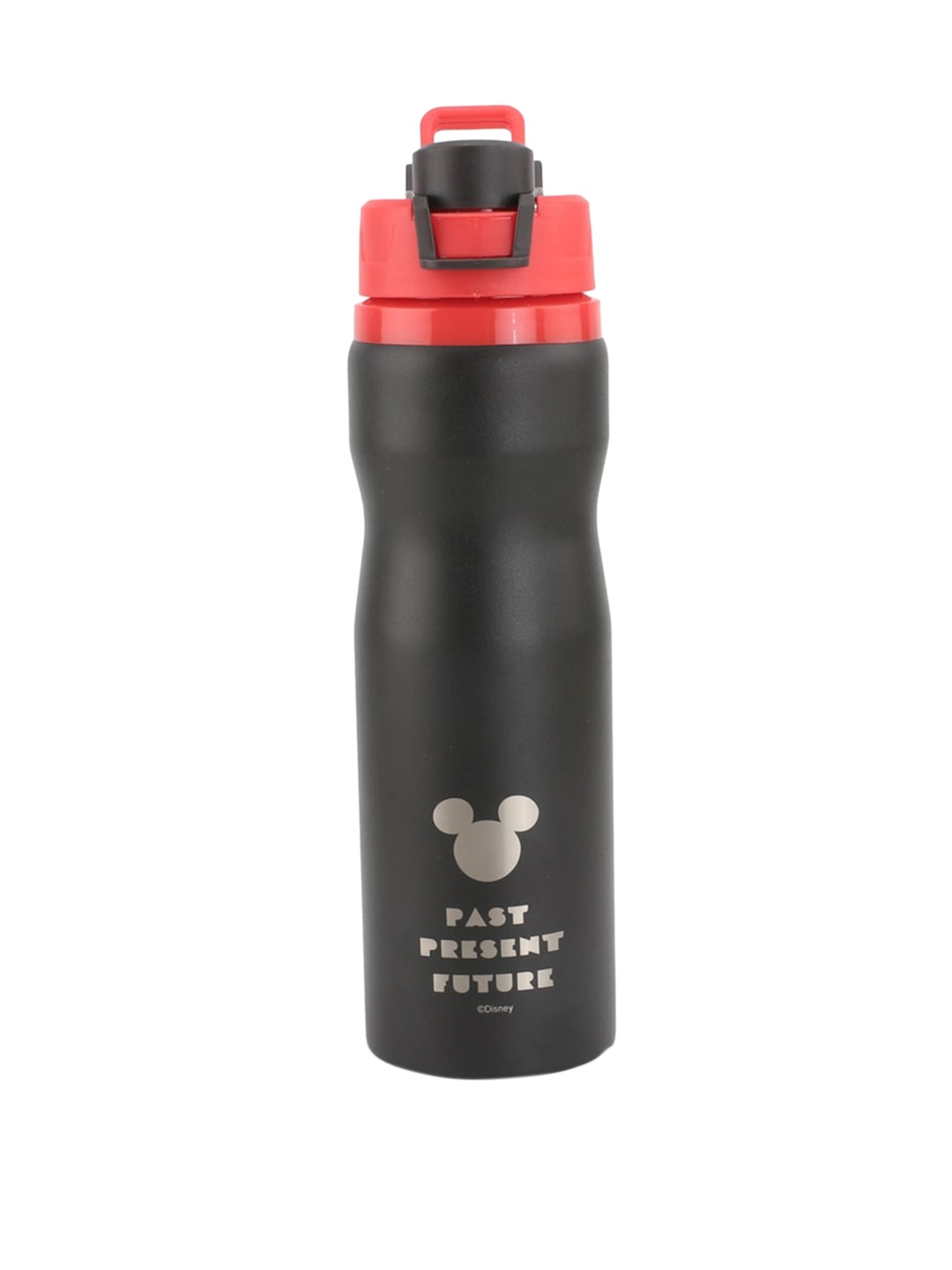 

Disney Kids Red & Black Printed Stainless Steel Single Wall Bottle