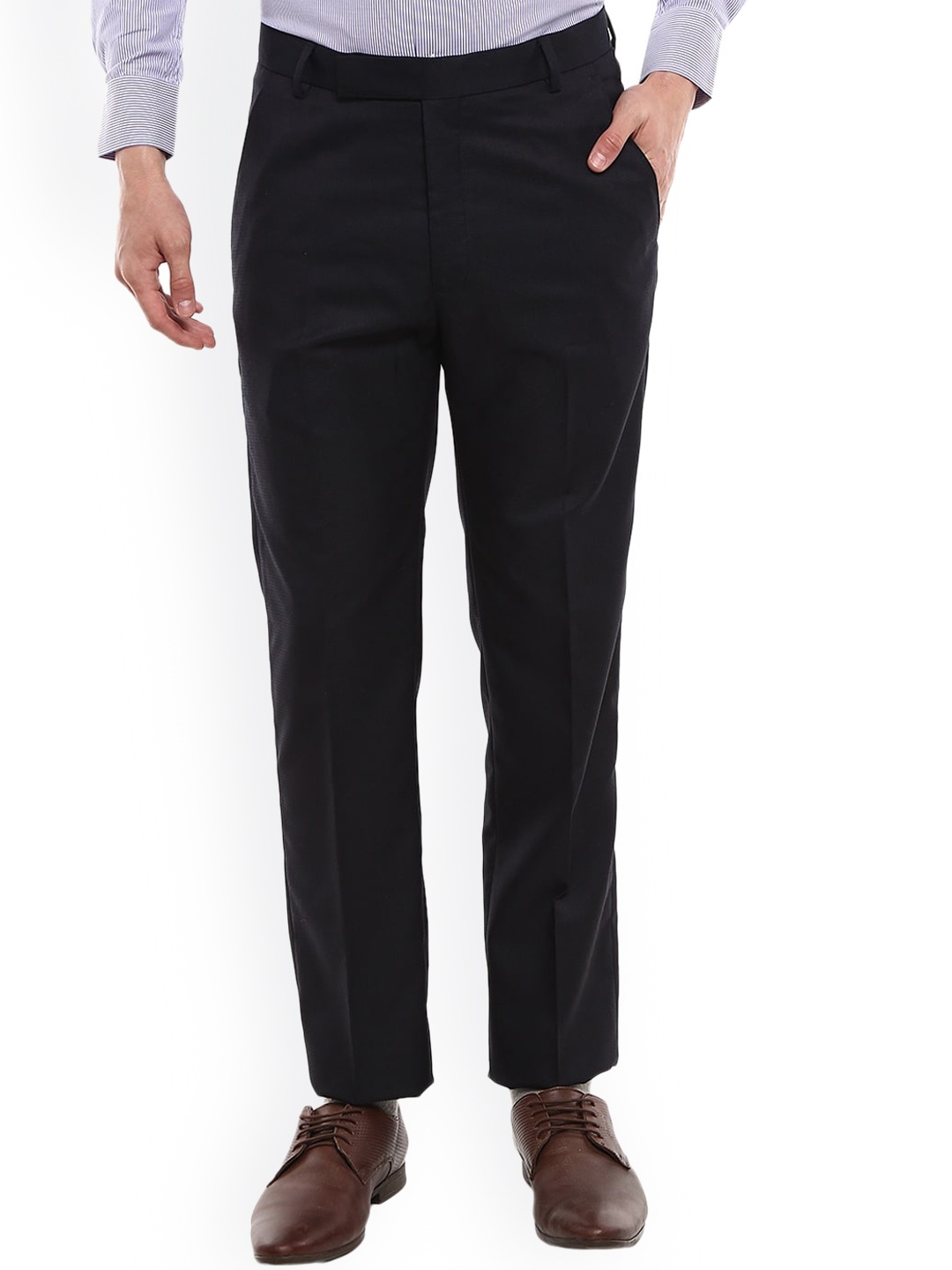 

V-Mart Men Blue Classic Slim Fit Formal Trouser