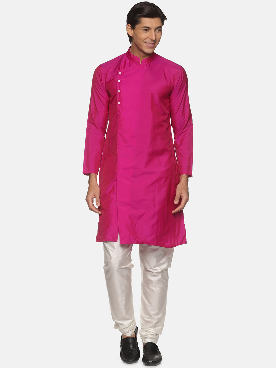 

Sethukrishna Men Rose Kurta with Pyjamas