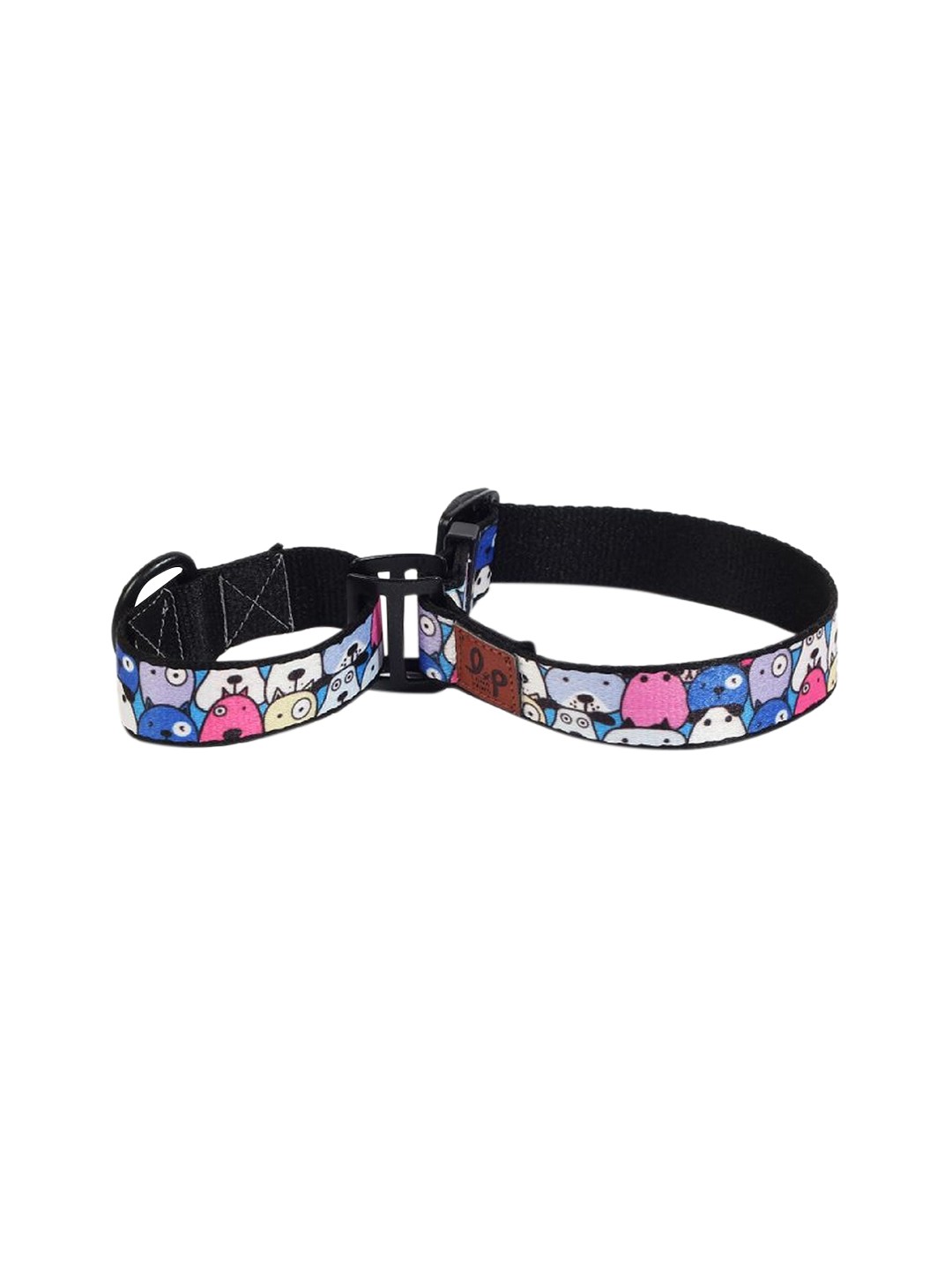 

LANA PAWS Blue & White Printed Dog Collar