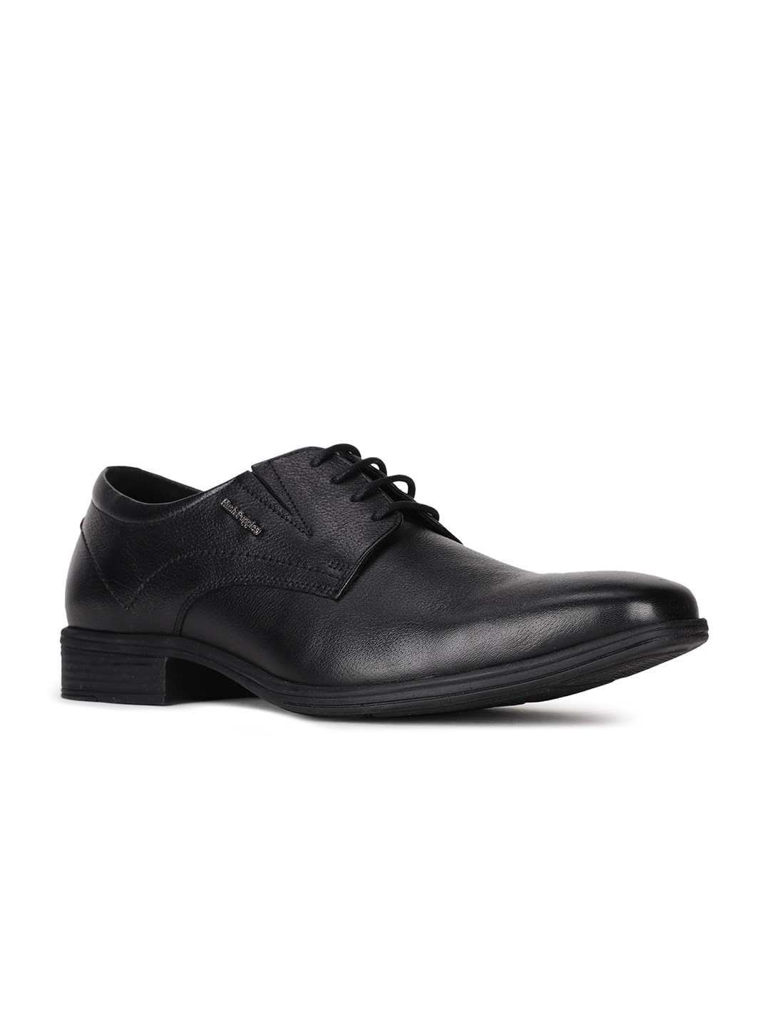 

Hush Puppies Men Black Leather Formal Derbys