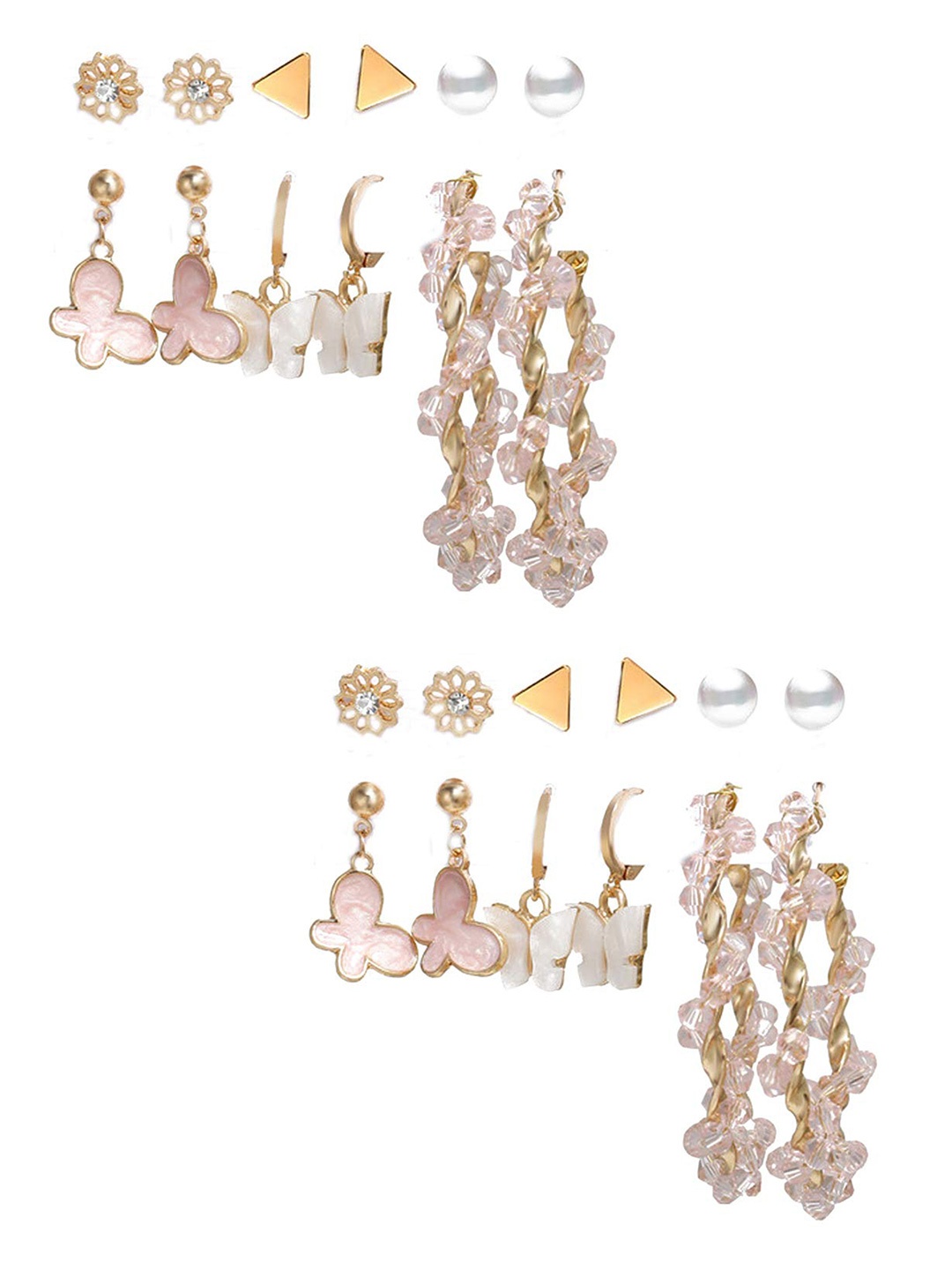 

Vembley Gold-Toned Contemporary Studs Earrings