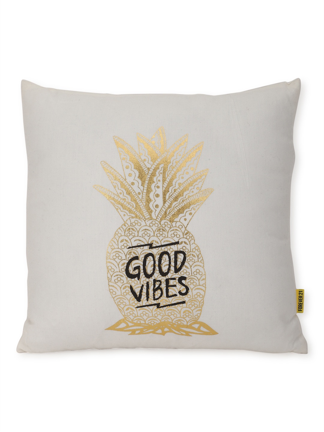 

FOREVER 21 White Printed Pillow Cover