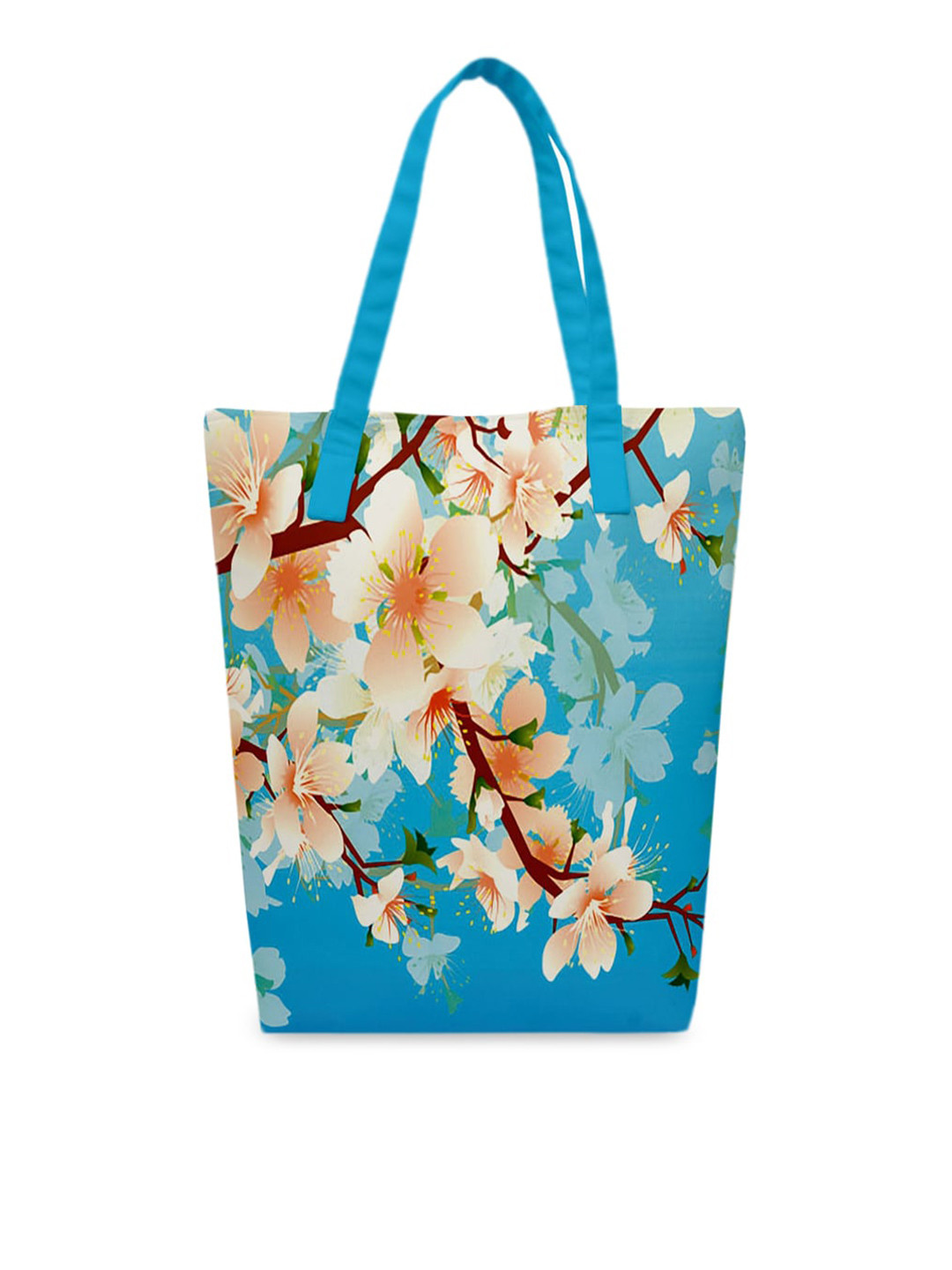 

Crazy Corner Blue Floral Printed Shopper Tote Bag