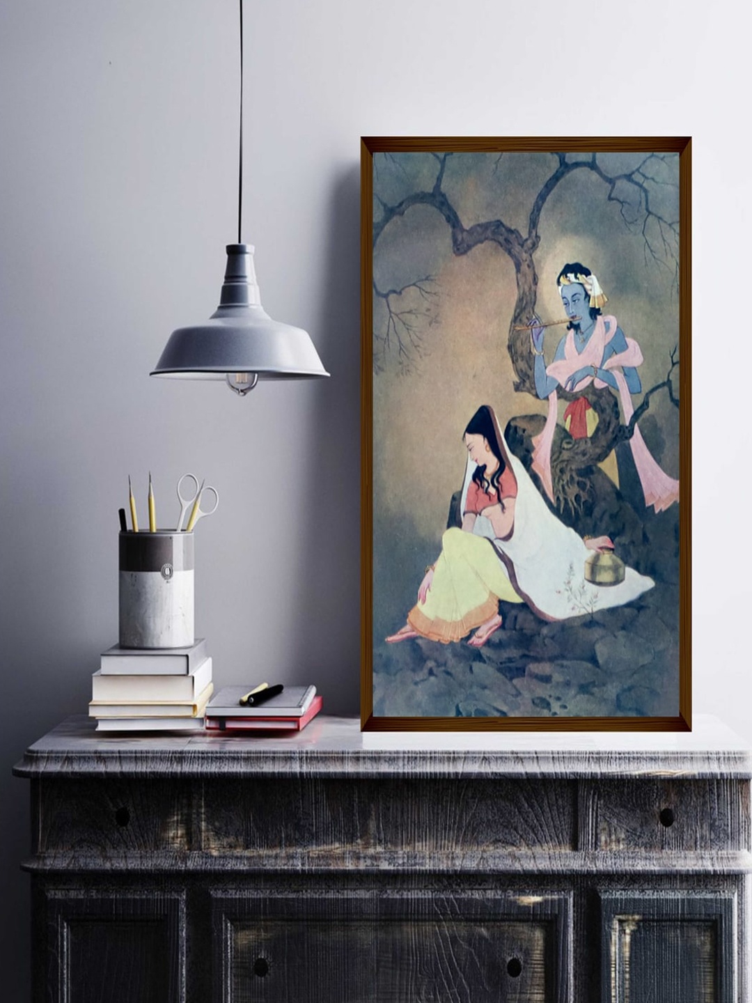 

The Art House Grey Religious Painting Wall Art