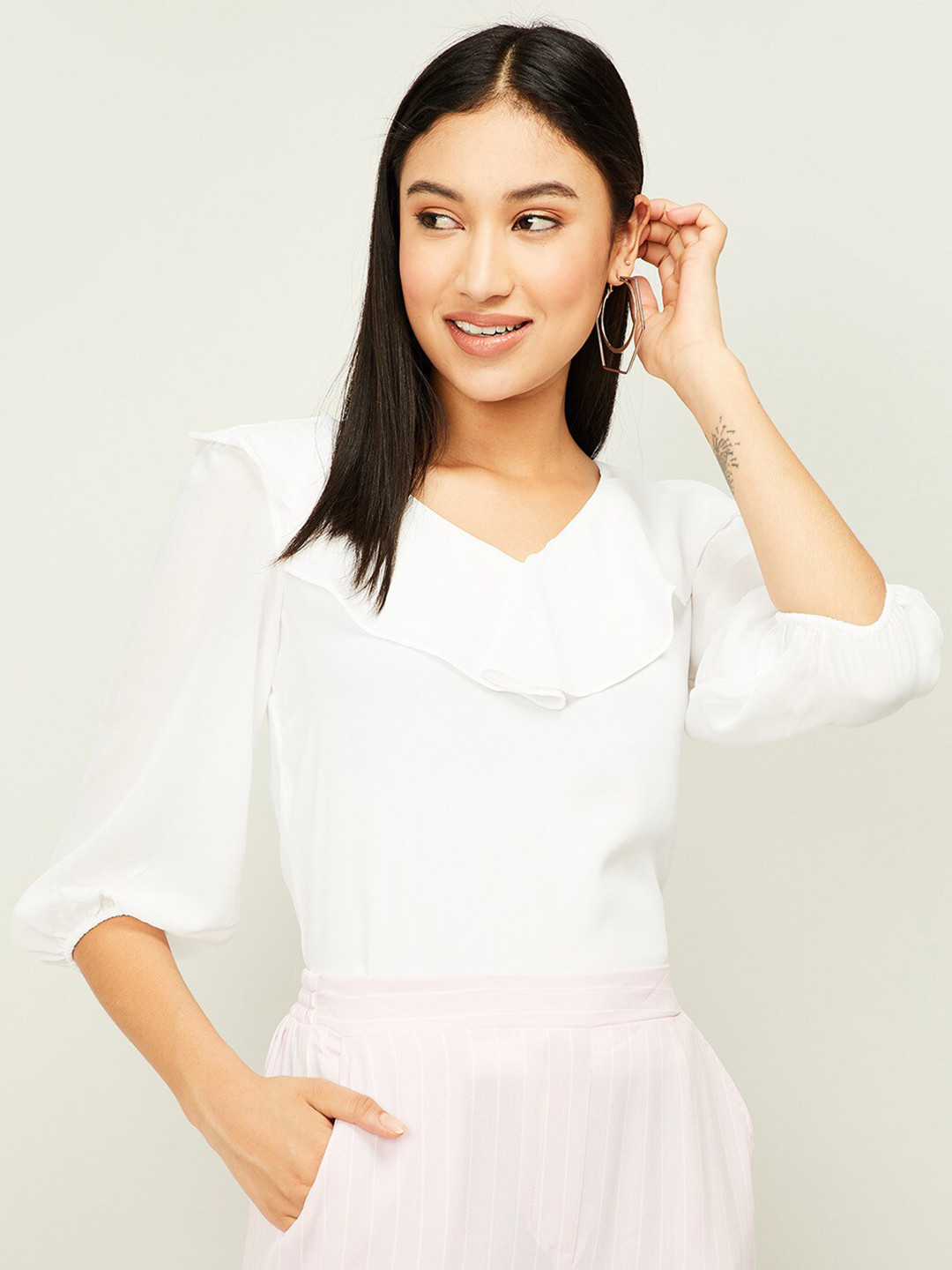 

CODE by Lifestyle White Top