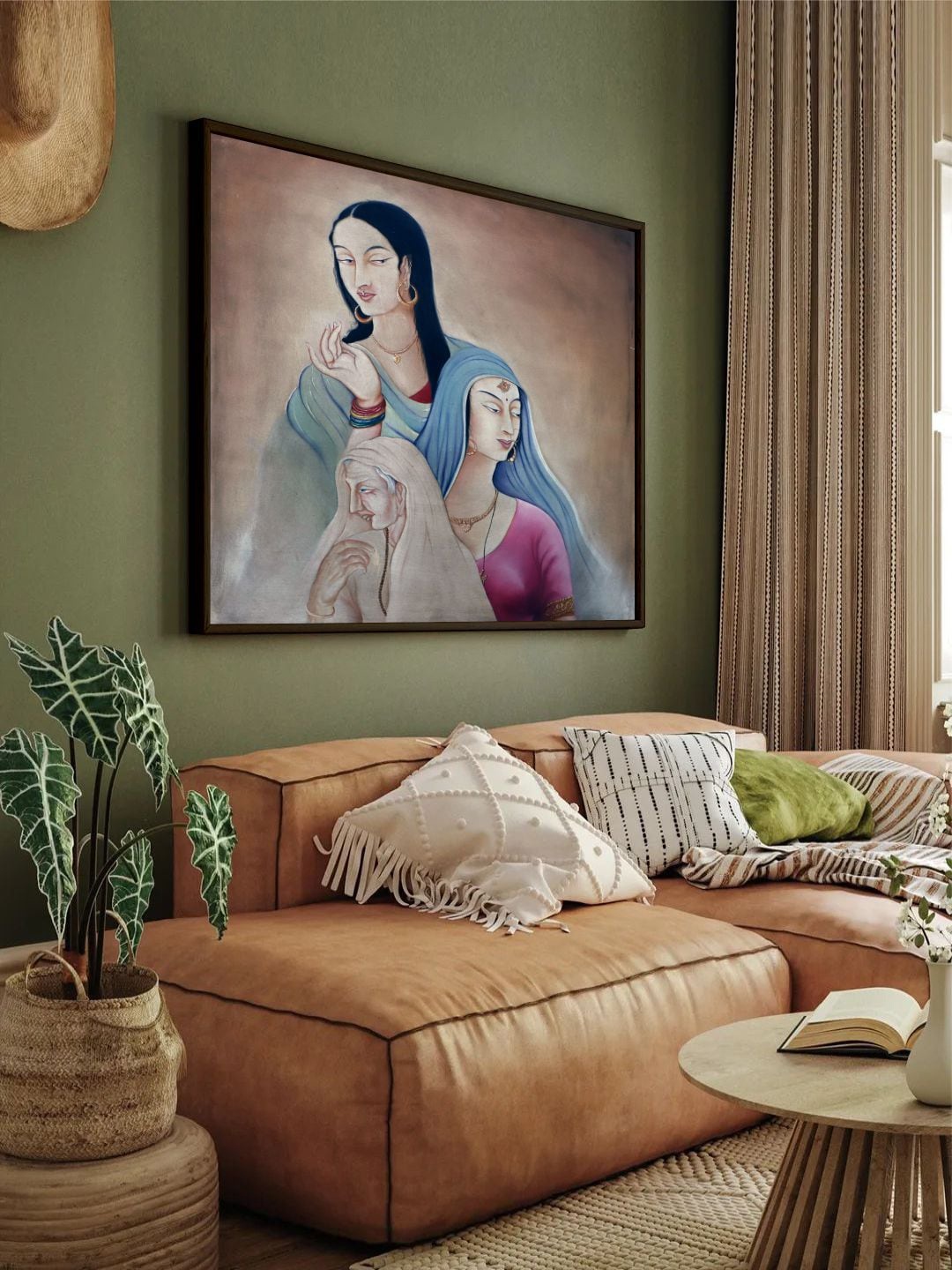 

The Art House Multi Color Abstract Printed Canvas Painting Wall Art