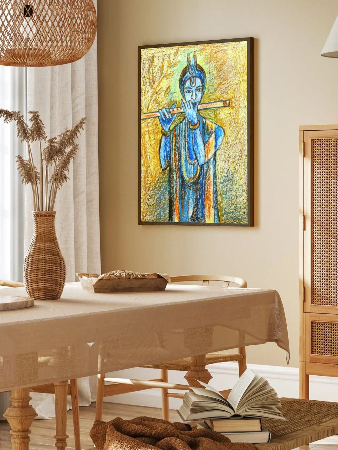 

The Art House Multi-Coloured Abstract Painting Wall Art