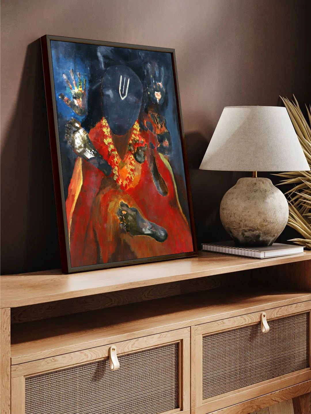 

The Art House Multi-Coloured Abstract Painting Framed Wall Art
