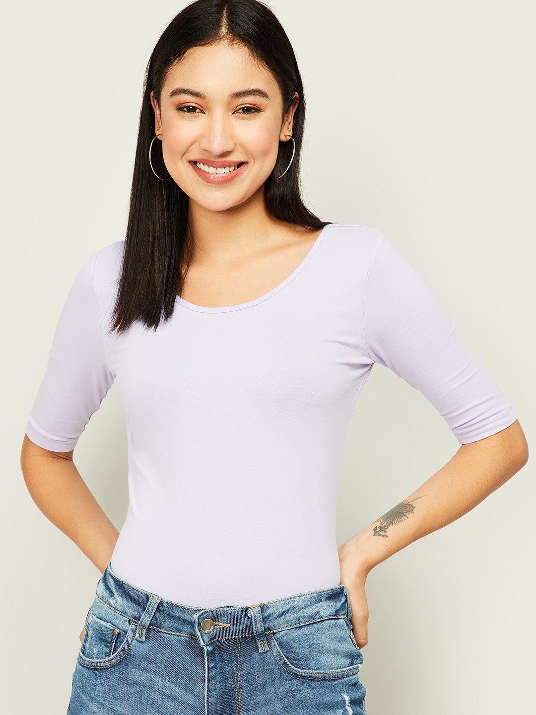 

Ginger by Lifestyle Mauve Top