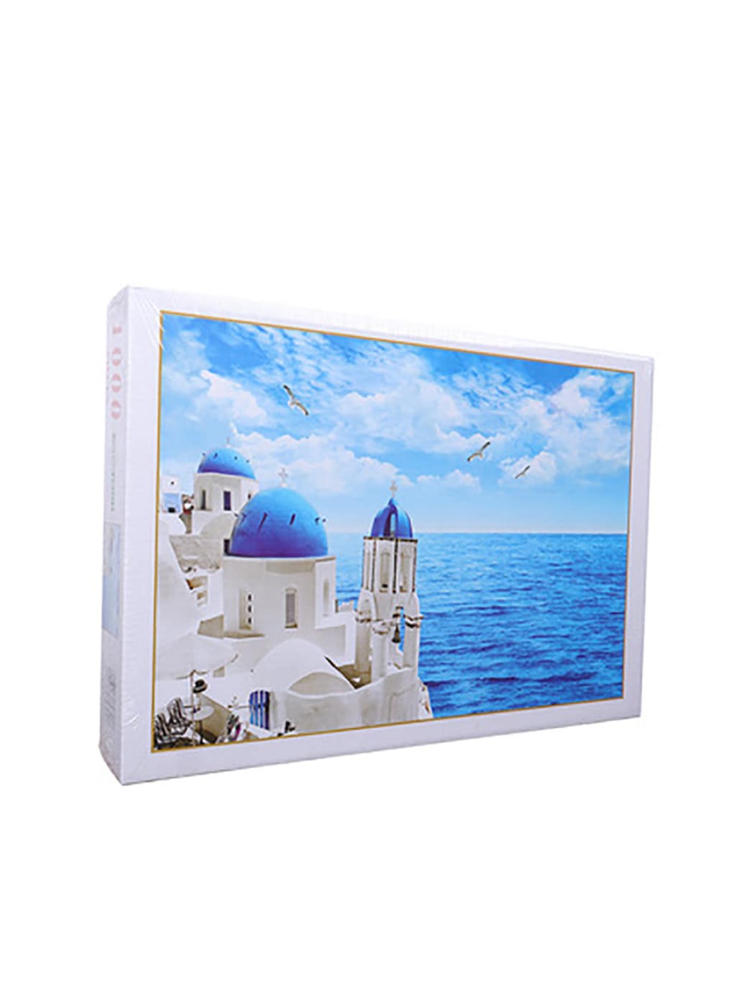 

CHOCOZONE Kids Blue & White Santorini 1000 pc Jigsaw Puzzle