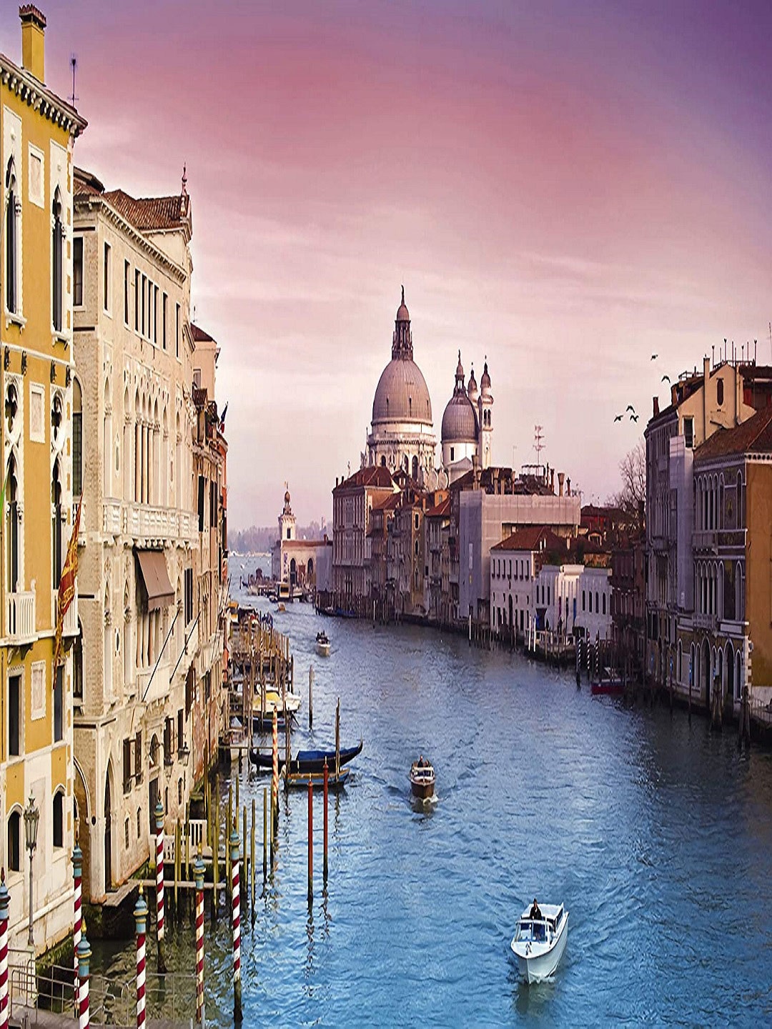 

CHOCOZONE Kids Pink & Blue Venice Jigsaw Puzzle