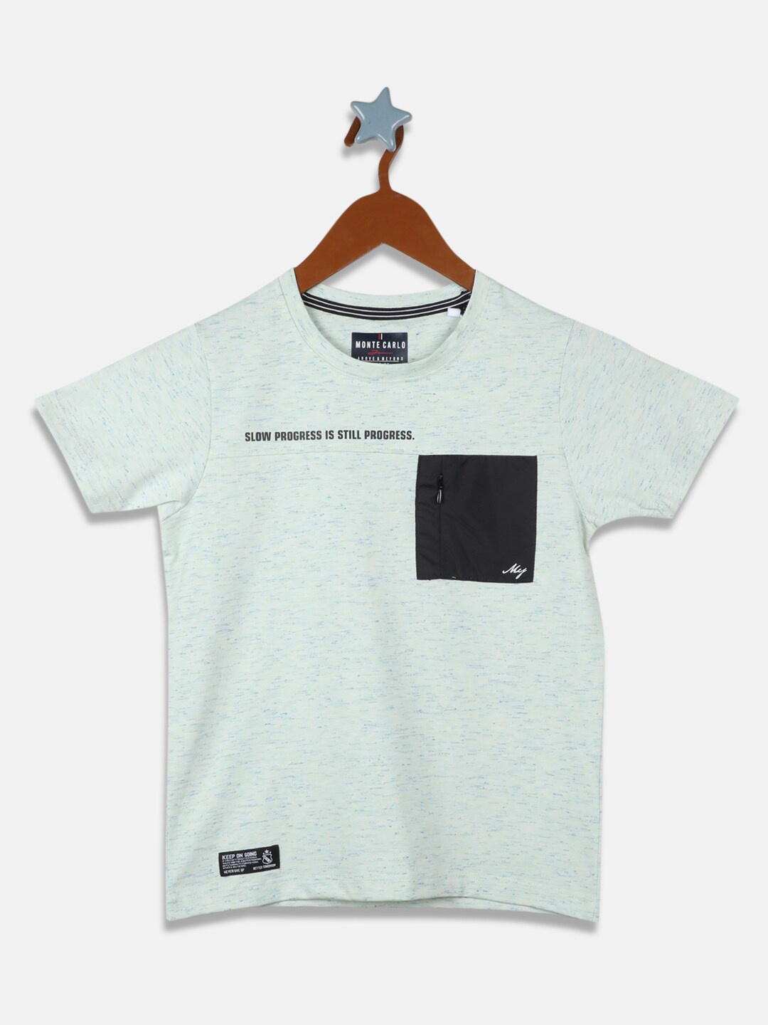 

Monte Carlo Boys Green Striped T-shirt
