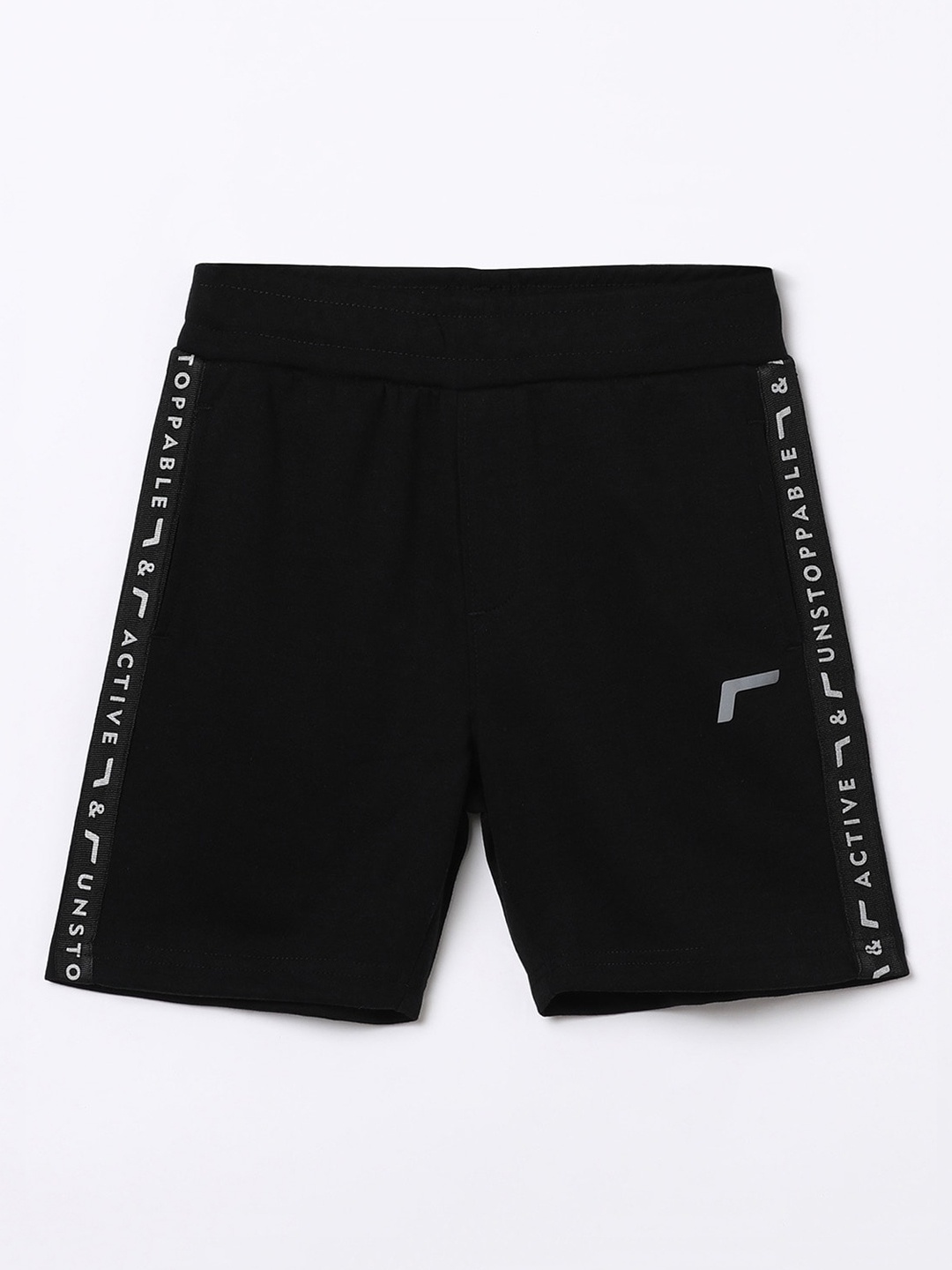 

Fame Forever by Lifestyle Boys Black Cotton Shorts