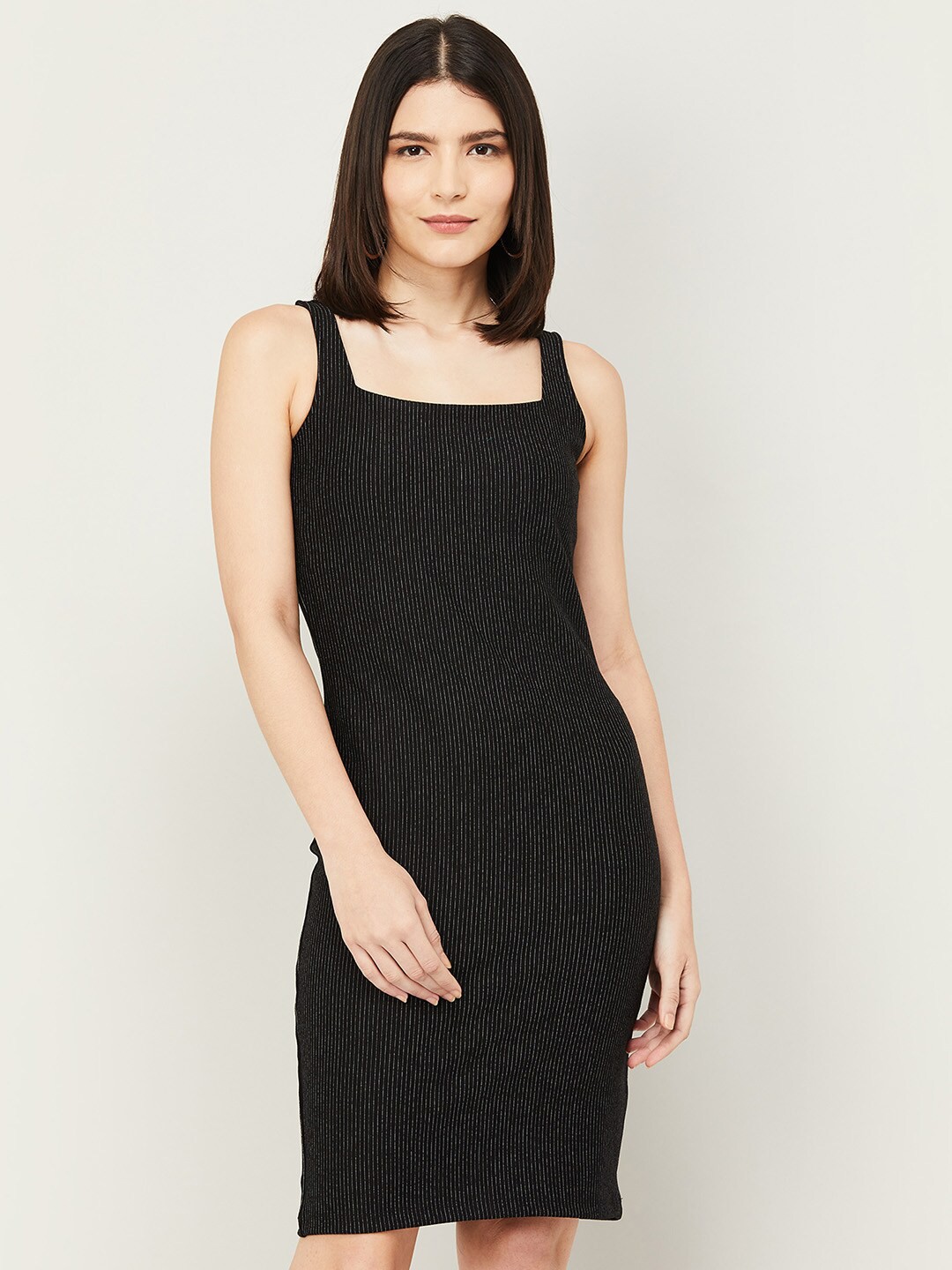 

CODE by Lifestyle Women Black Sheath Dress