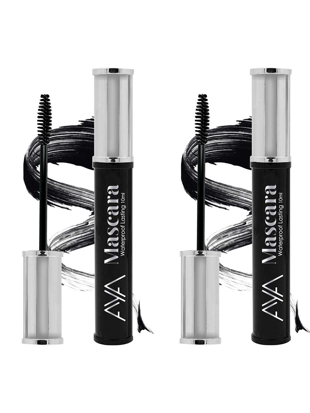 

AYA Set of 2 Waterproof Lasting Mascara, Black
