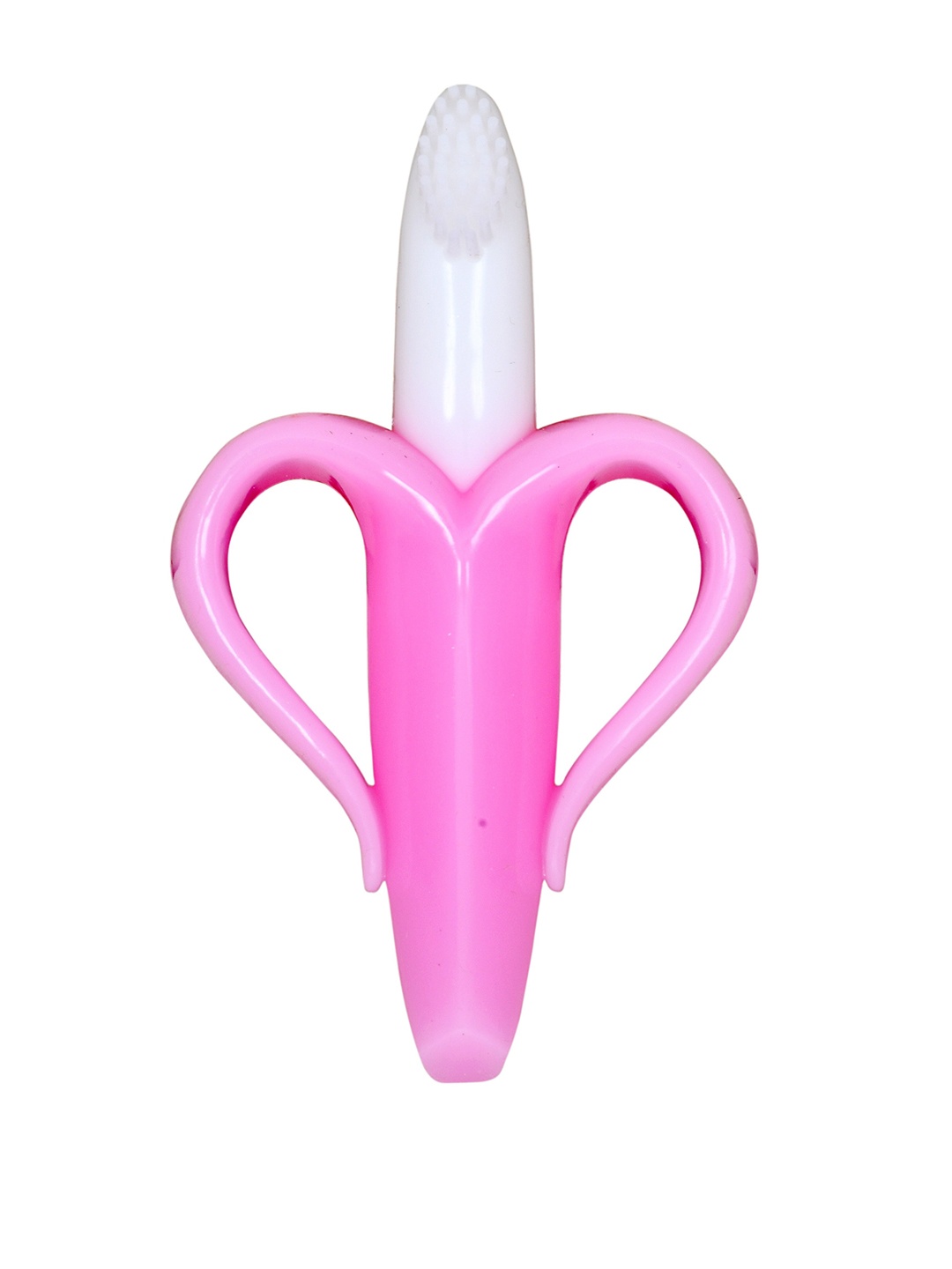 

The Little Lookers White & Pink Banana-Shaped BPA Free Teether