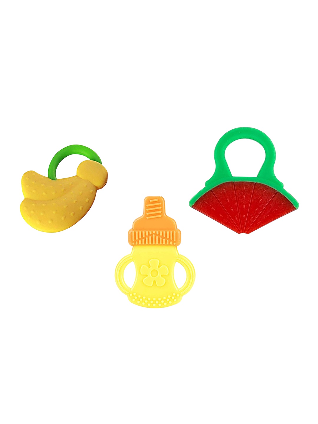 

The Little Lookers Pack of 3 BPA Free Teethers, Yellow