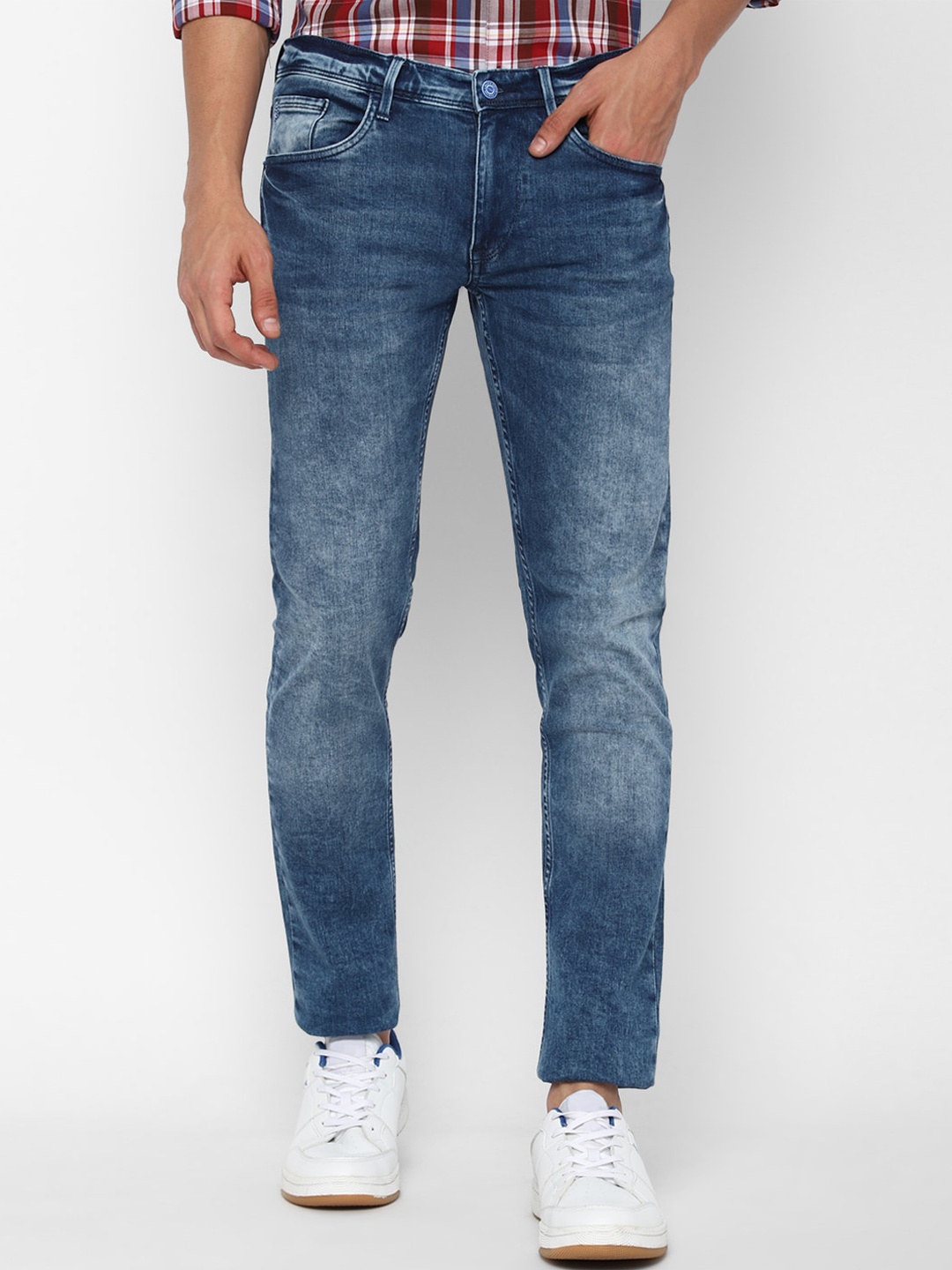 

Allen Solly Men Blue Skinny Fit Heavy Fade Stretchable Jeans