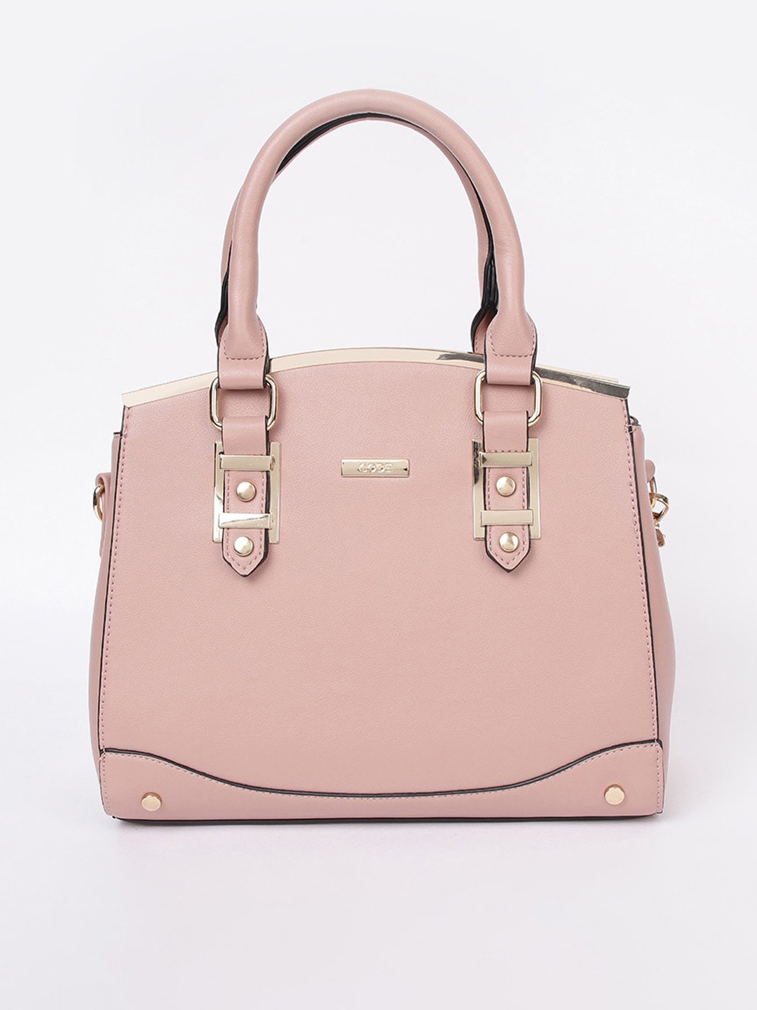 

CODE by Lifestyle Women Pink Structured Handheld Bag with Quilted