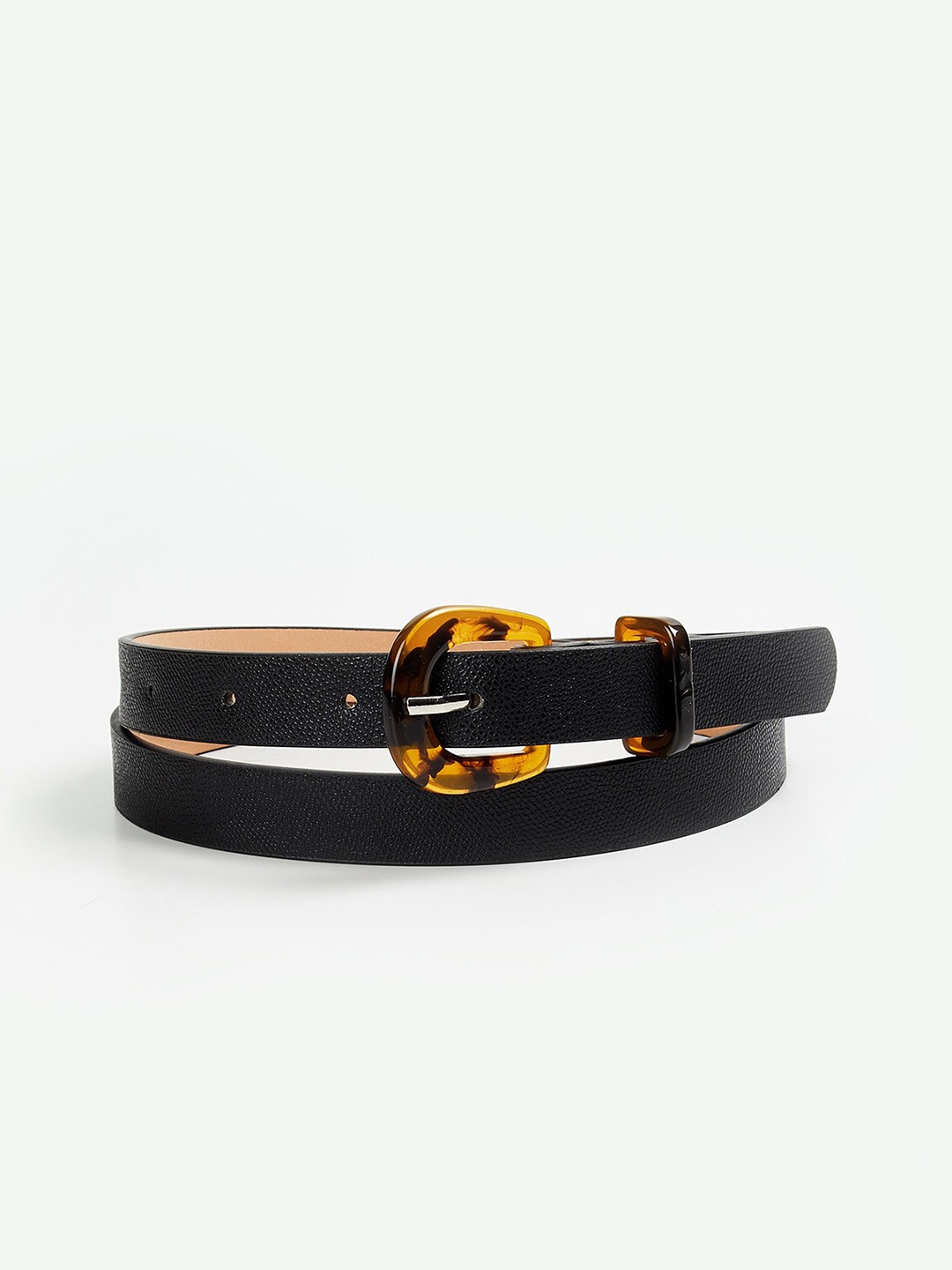 

Ginger by Lifestyle Women Textured Belt, Black
