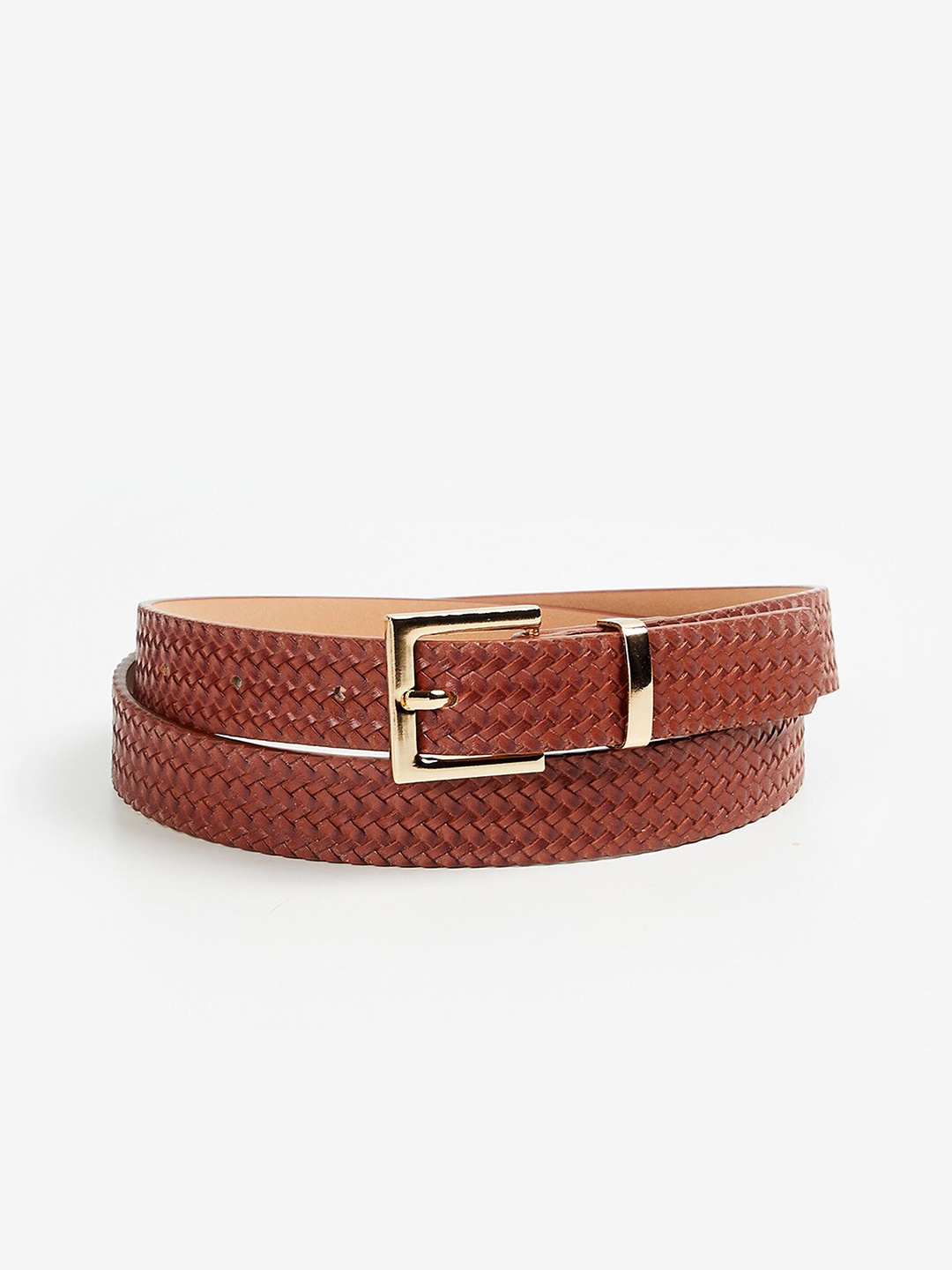 

Ginger by Lifestyle Women Brown Braided Belt