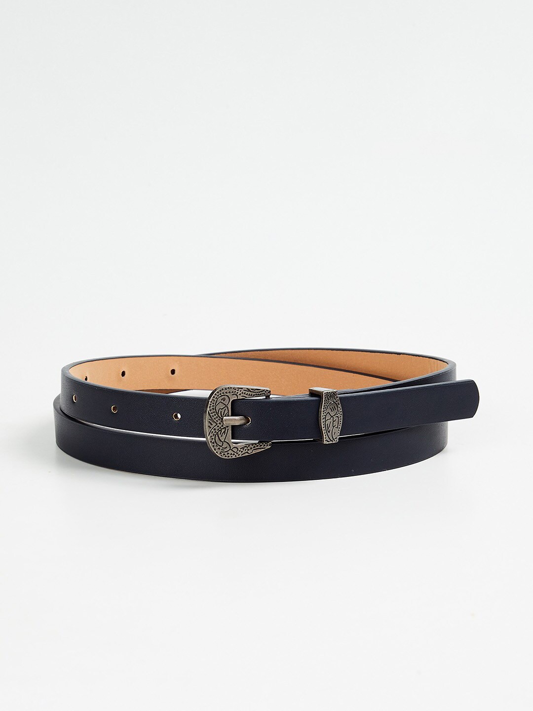 

Ginger by Lifestyle Women Solid Belt, Navy blue