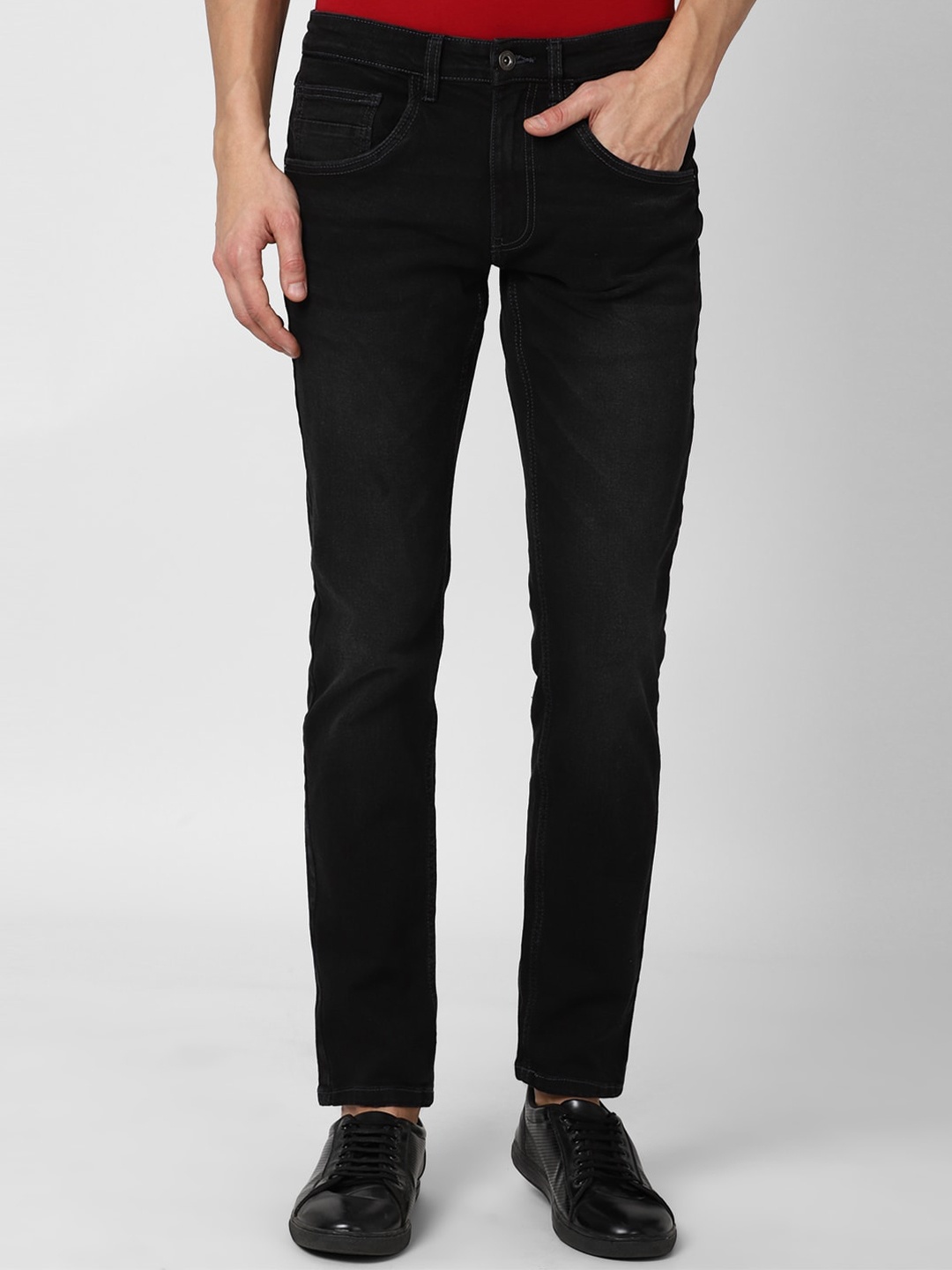 

VAN HEUSEN DENIM LABS Men Black Skinny Fit Jeans