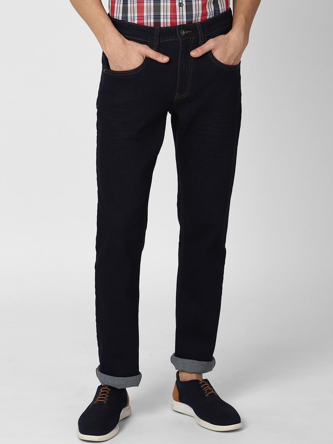 

VAN HEUSEN DENIM LABS Men Navy Blue Jeans