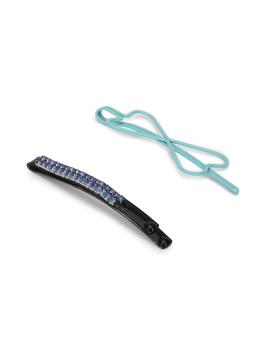 

FOREVER 21 Women Blue Set Of 2 Bobby Pins
