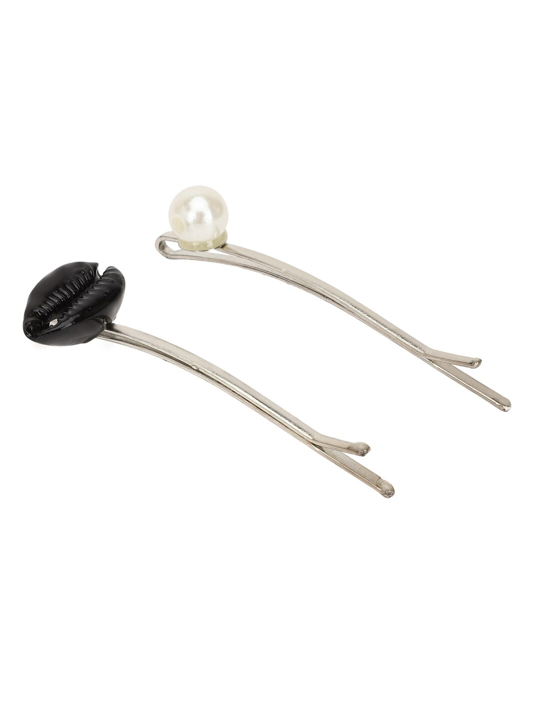 

FOREVER 21 Women Silver-Toned Set of 2 Bobby Pins