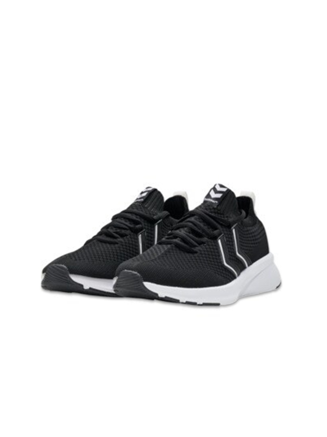 

hummel Men Black Textile Walking Sports Shoes