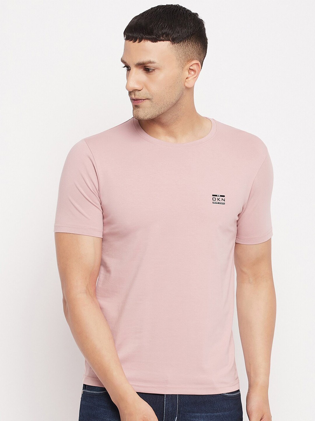 

Okane Men Pink T-shirt