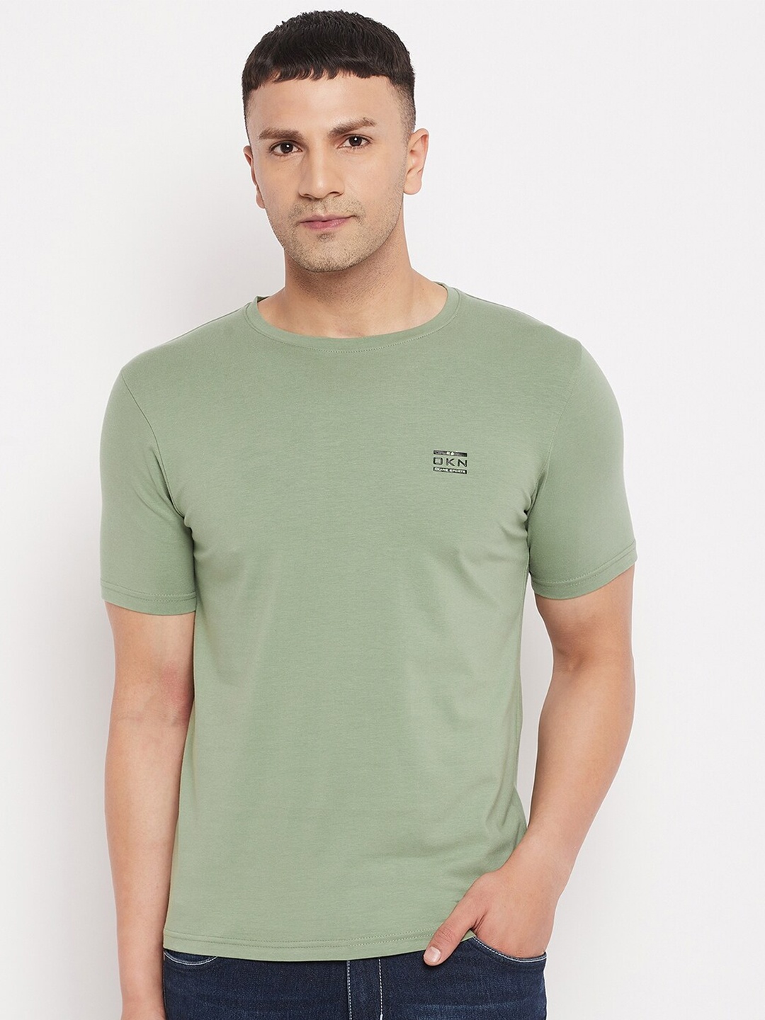 

Okane Men Green T-shirt